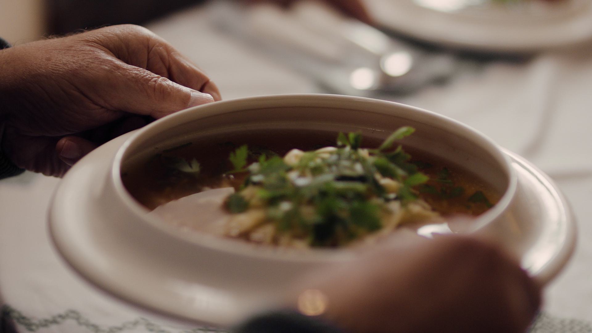 JOYN soup bowl designed to reduce spills