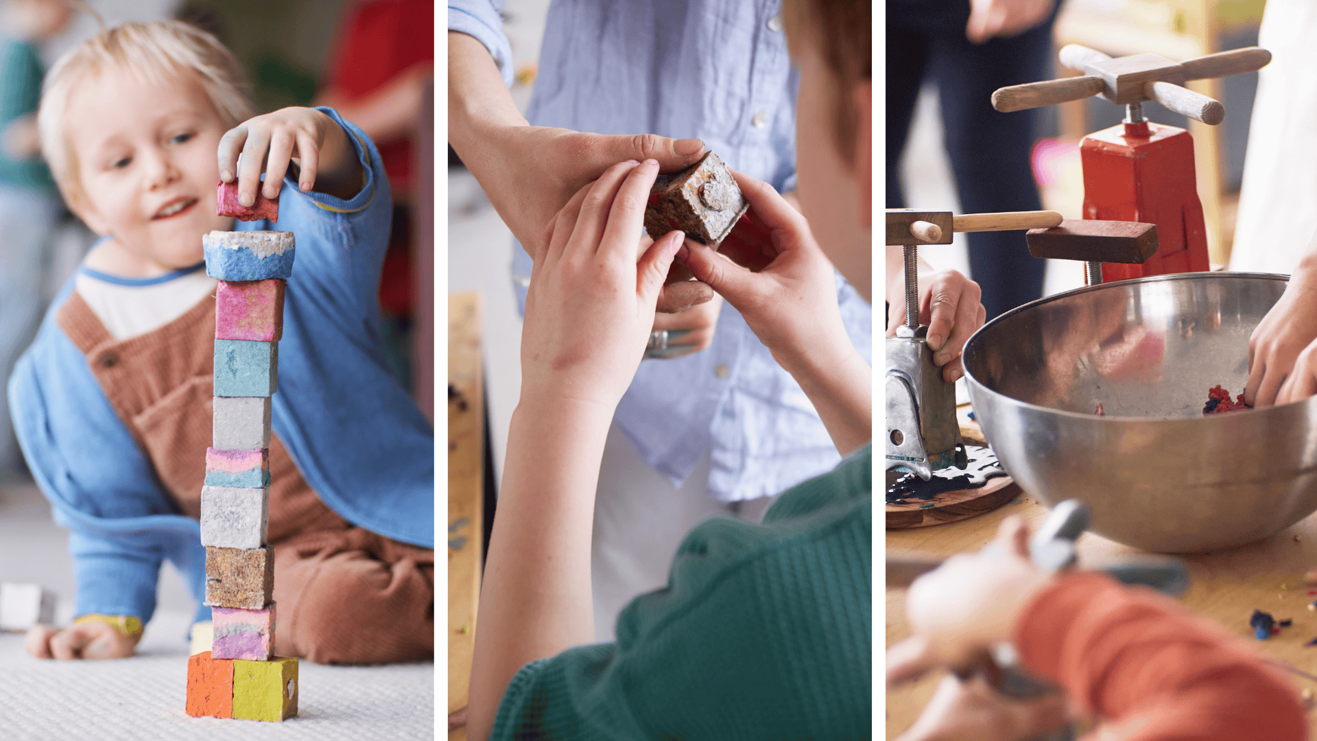 Cubcho Process: Mix, Fill, Spin — meet your block!