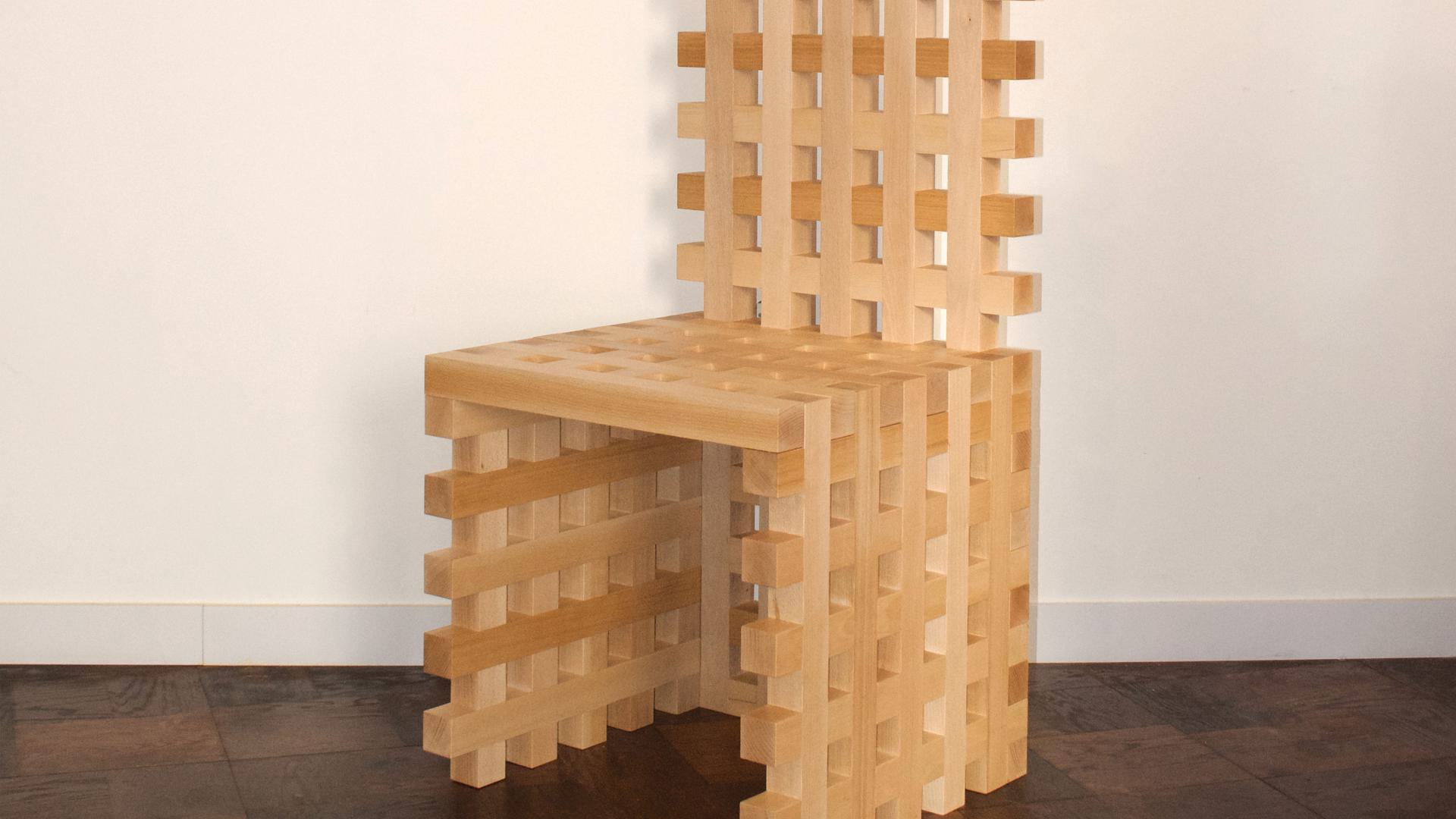 Waffle Block, part of the Small Talk solo exhibiti