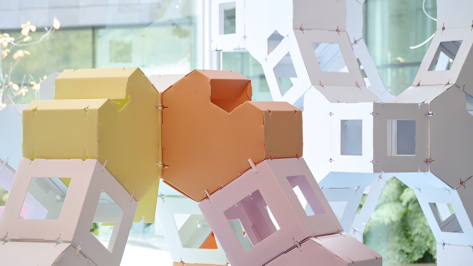 Frozen Forms - Columns on Plates