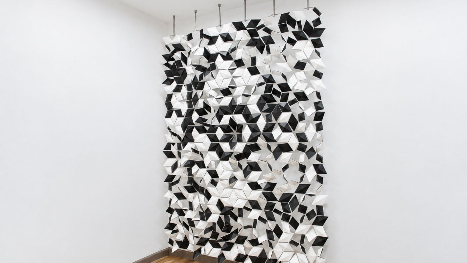 Facet Open Composition — A play of black and white