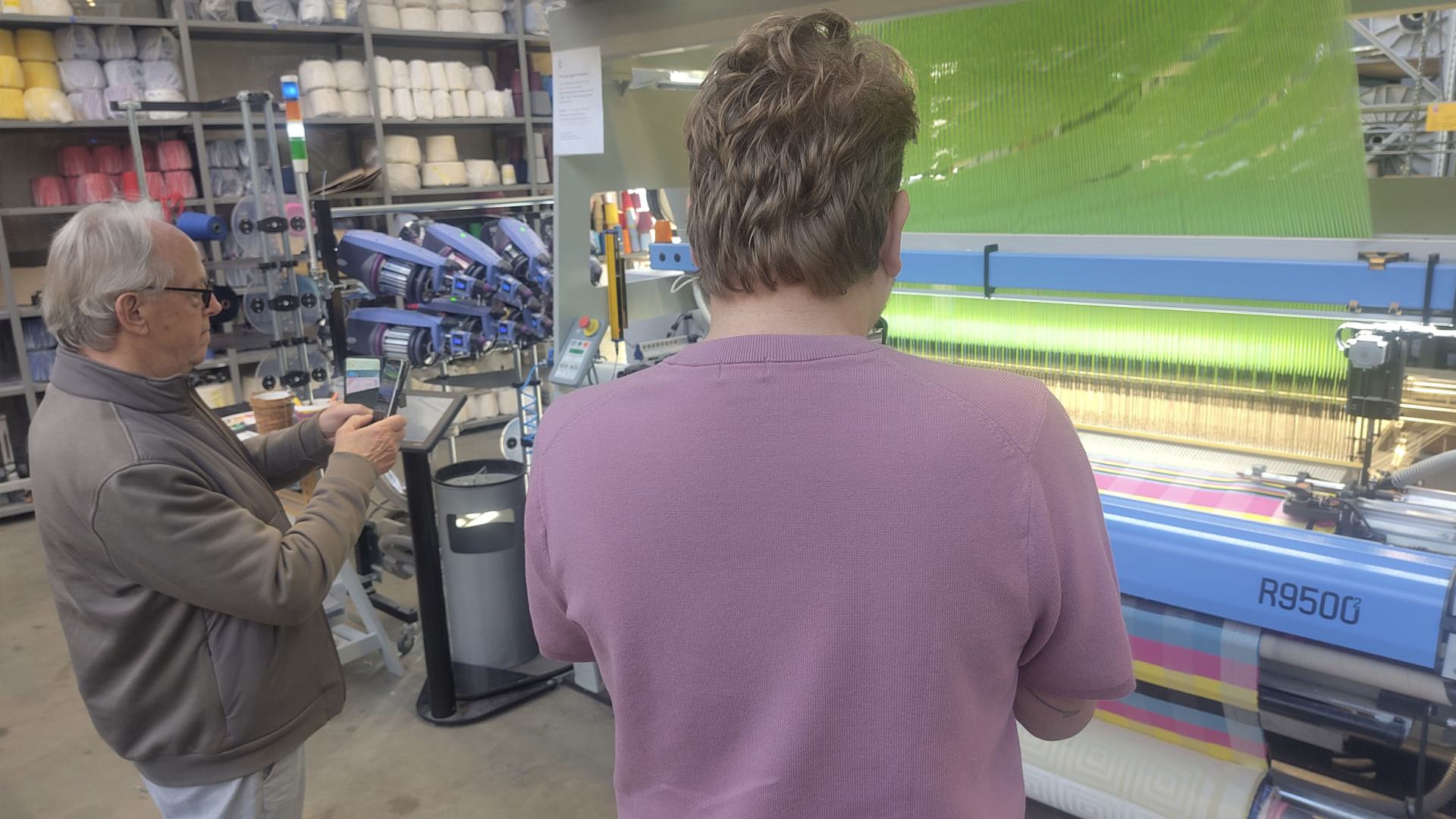 Theedoek van der Pol - in productie