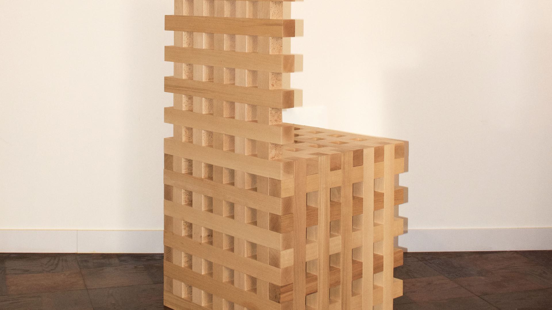 Waffle Block, part of the Small Talk solo exhibiti