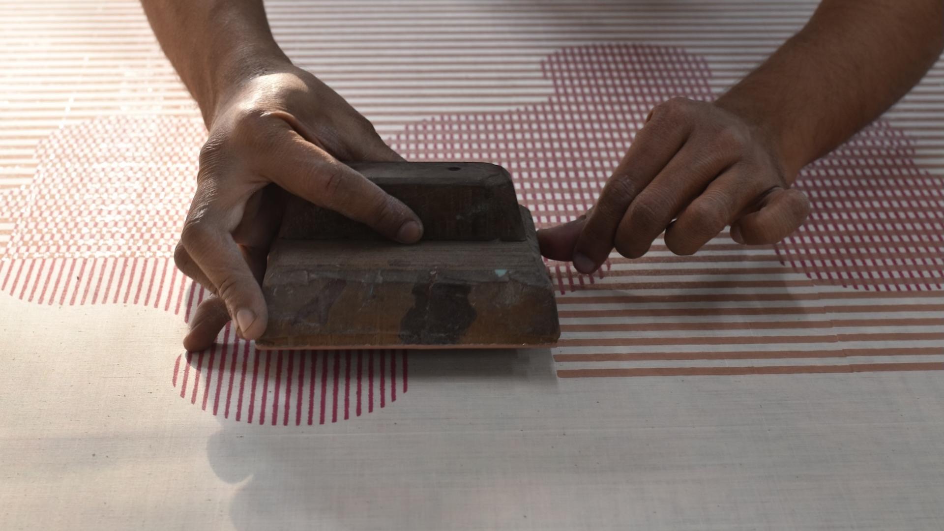 Other Characters - block print process
