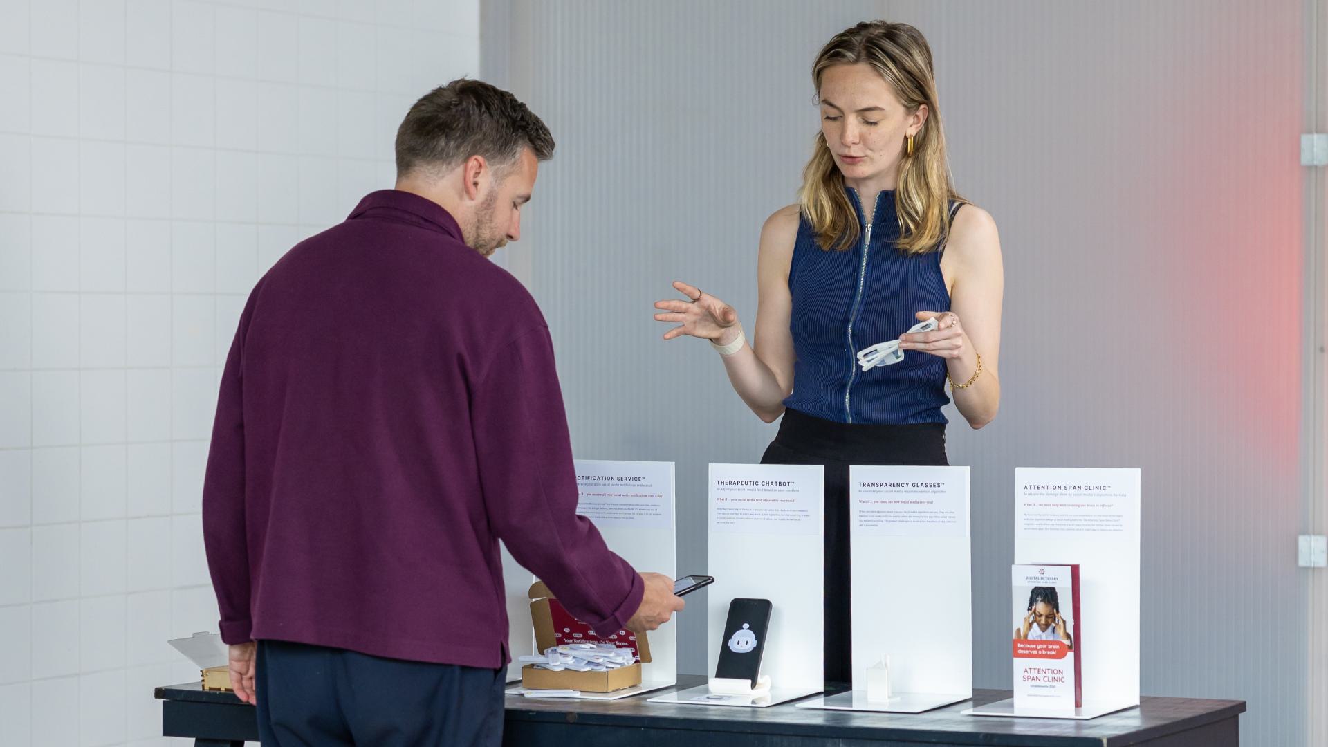 Digtal Detoxery as pop-up installation