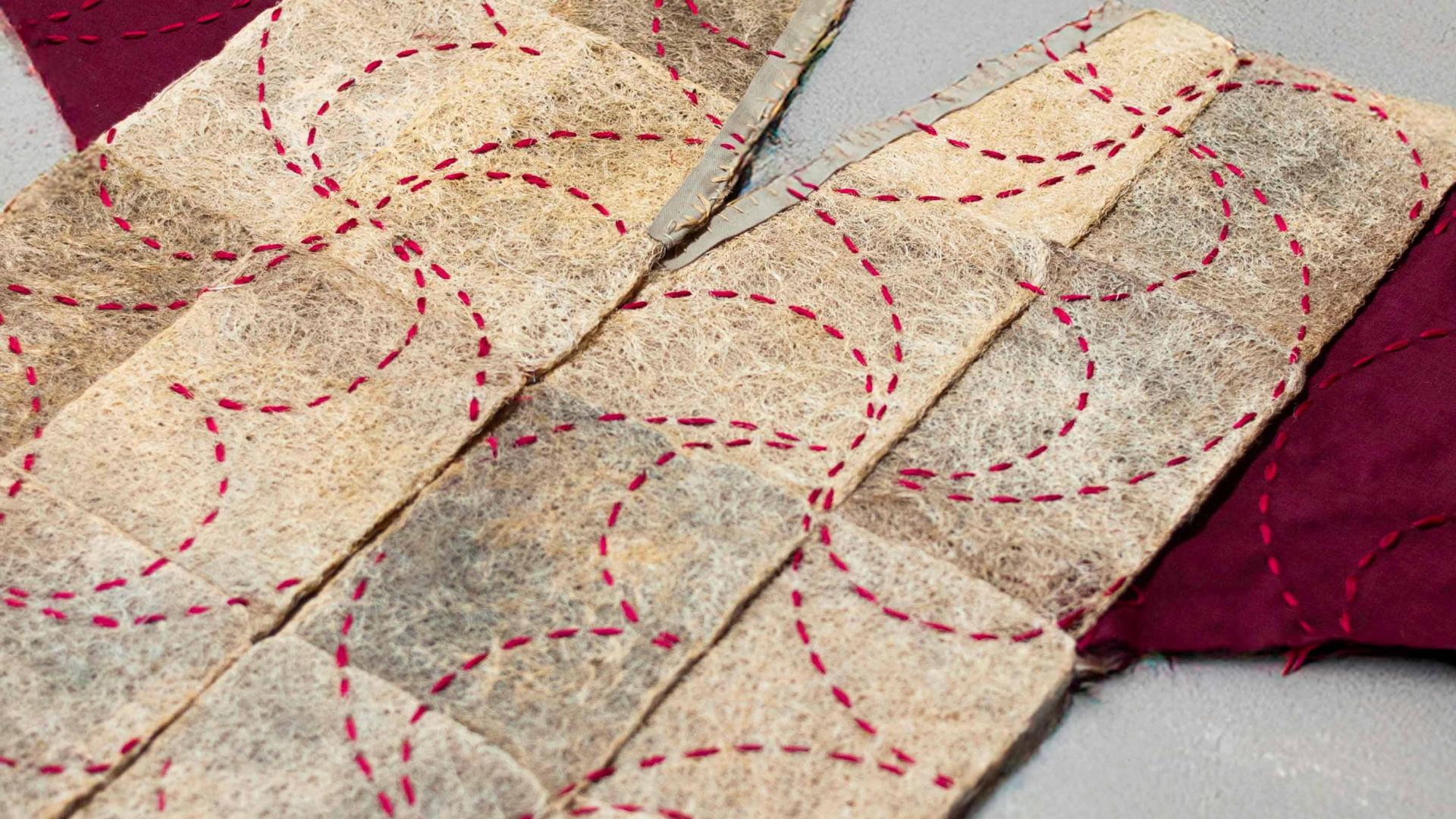 Kimono making process – front view