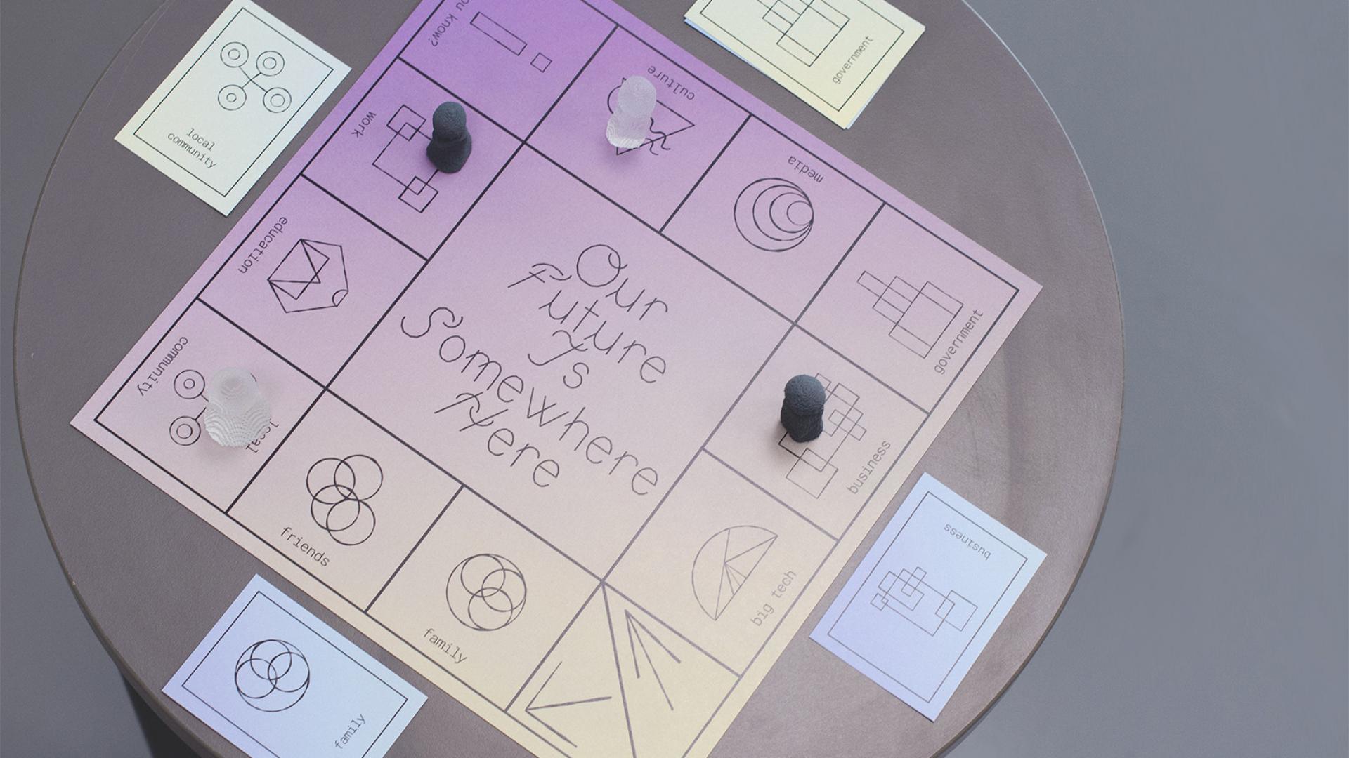 &quot;Our Future Is Somewhere Here&quot; Game Board