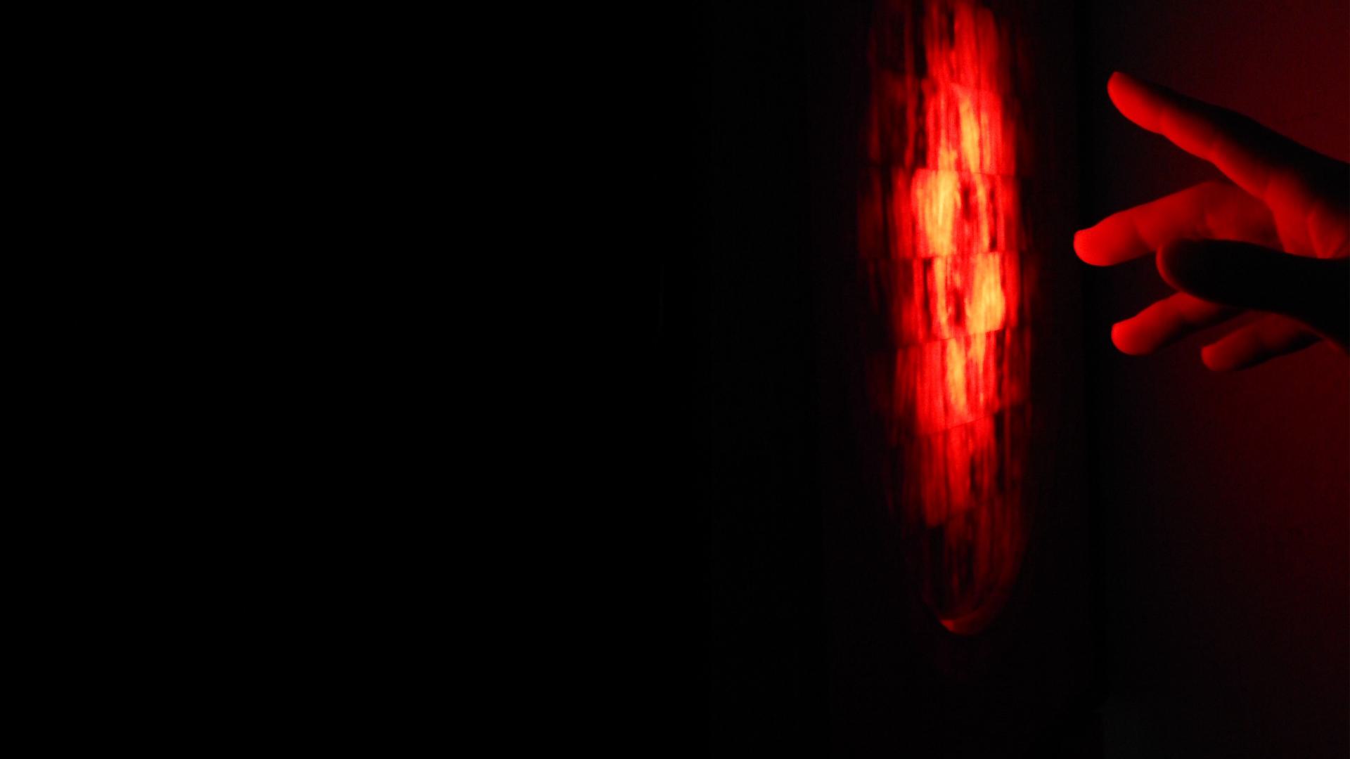 A pulse of life translated into light.