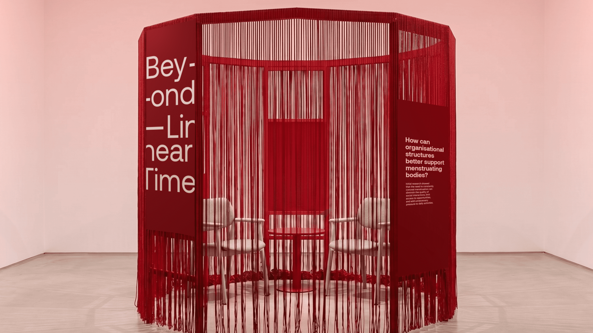 Beyond Linear Time, installation view.