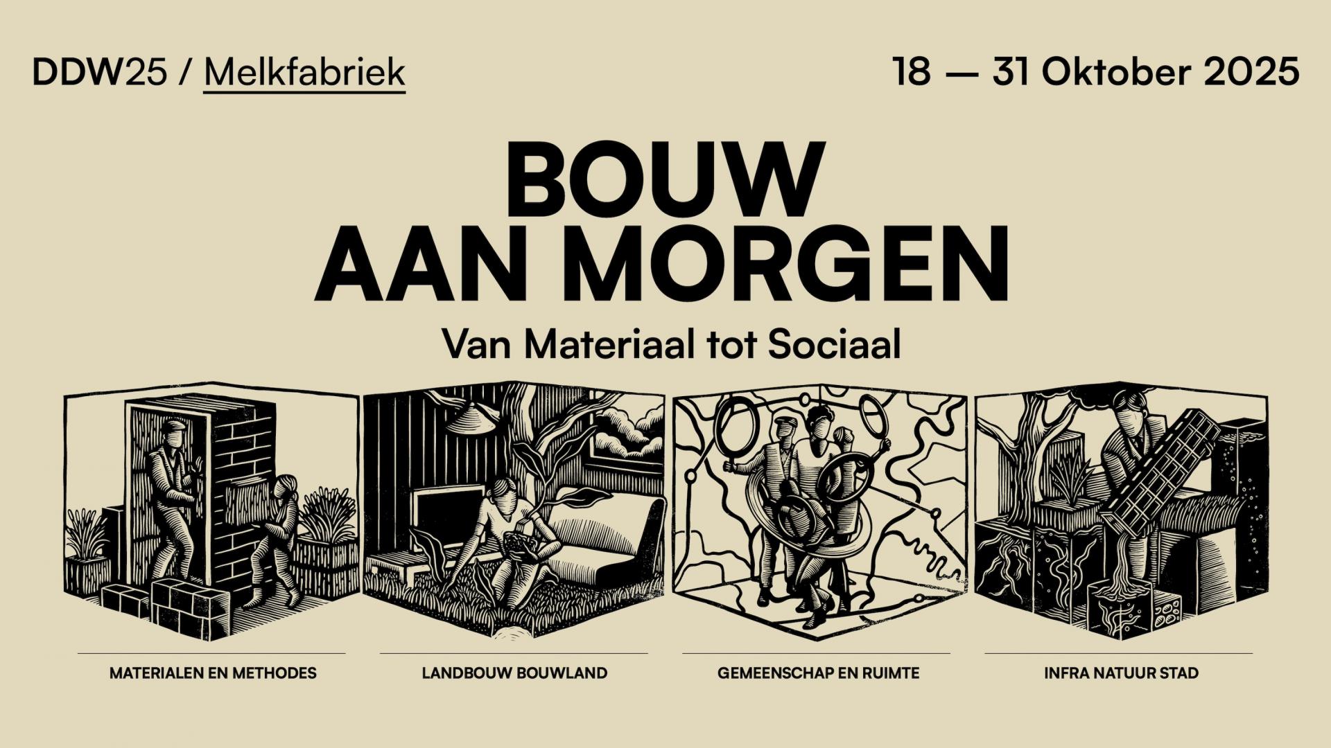 HUB Bouw aan Morgen, van materiaal tot sociaal