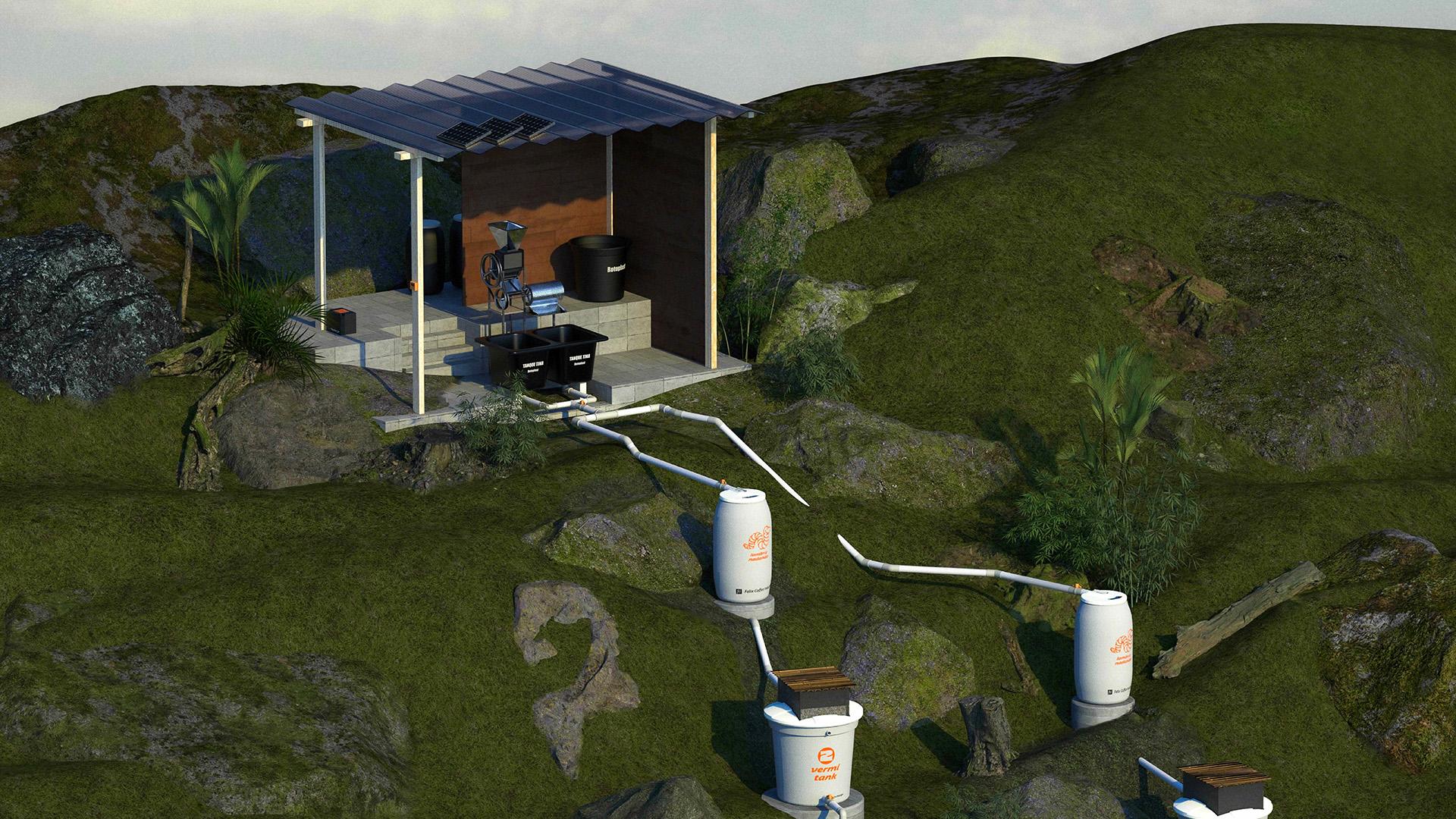 On-farm view of the BioBrew system