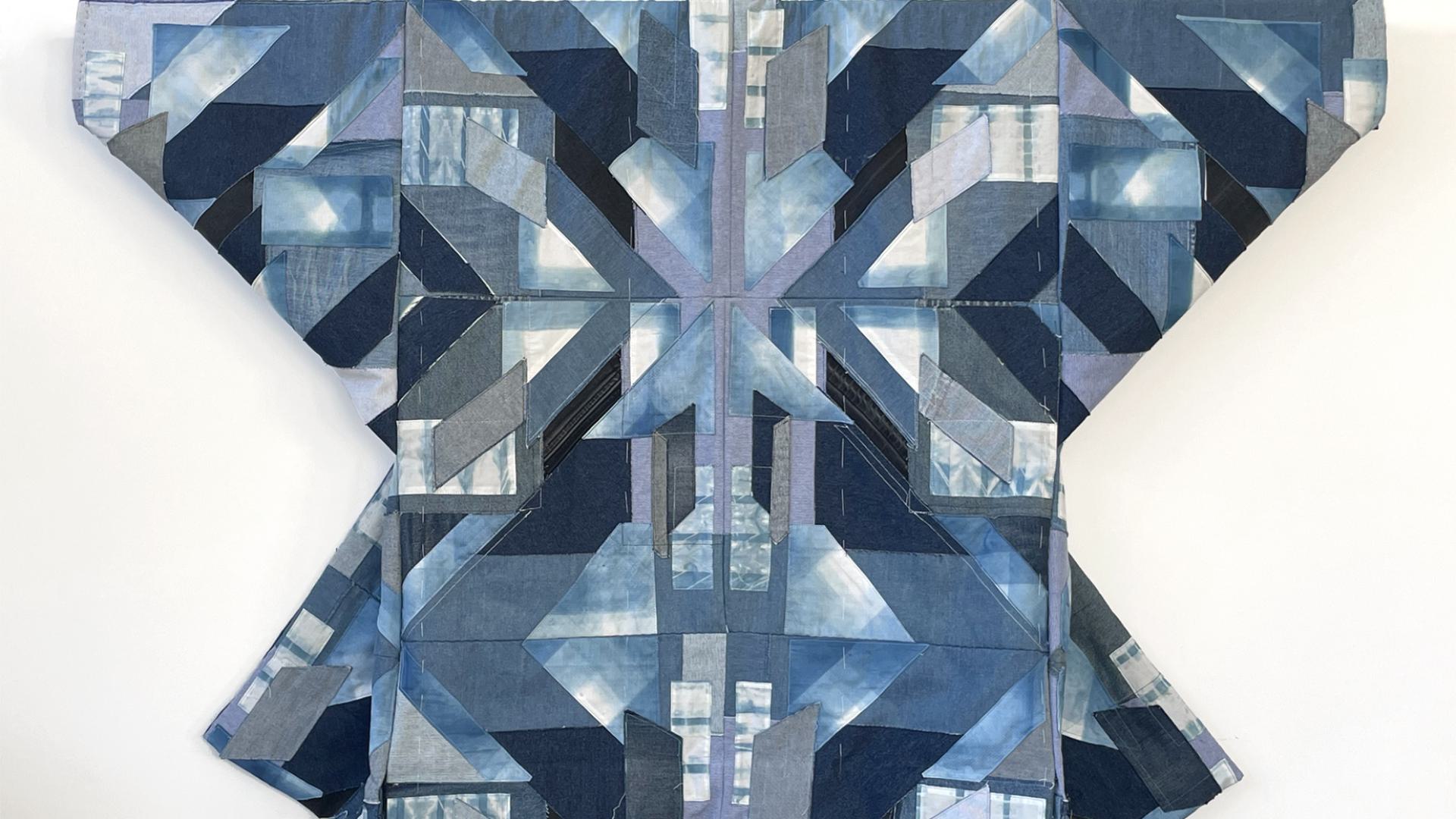 Indigo Patchwork Kimono