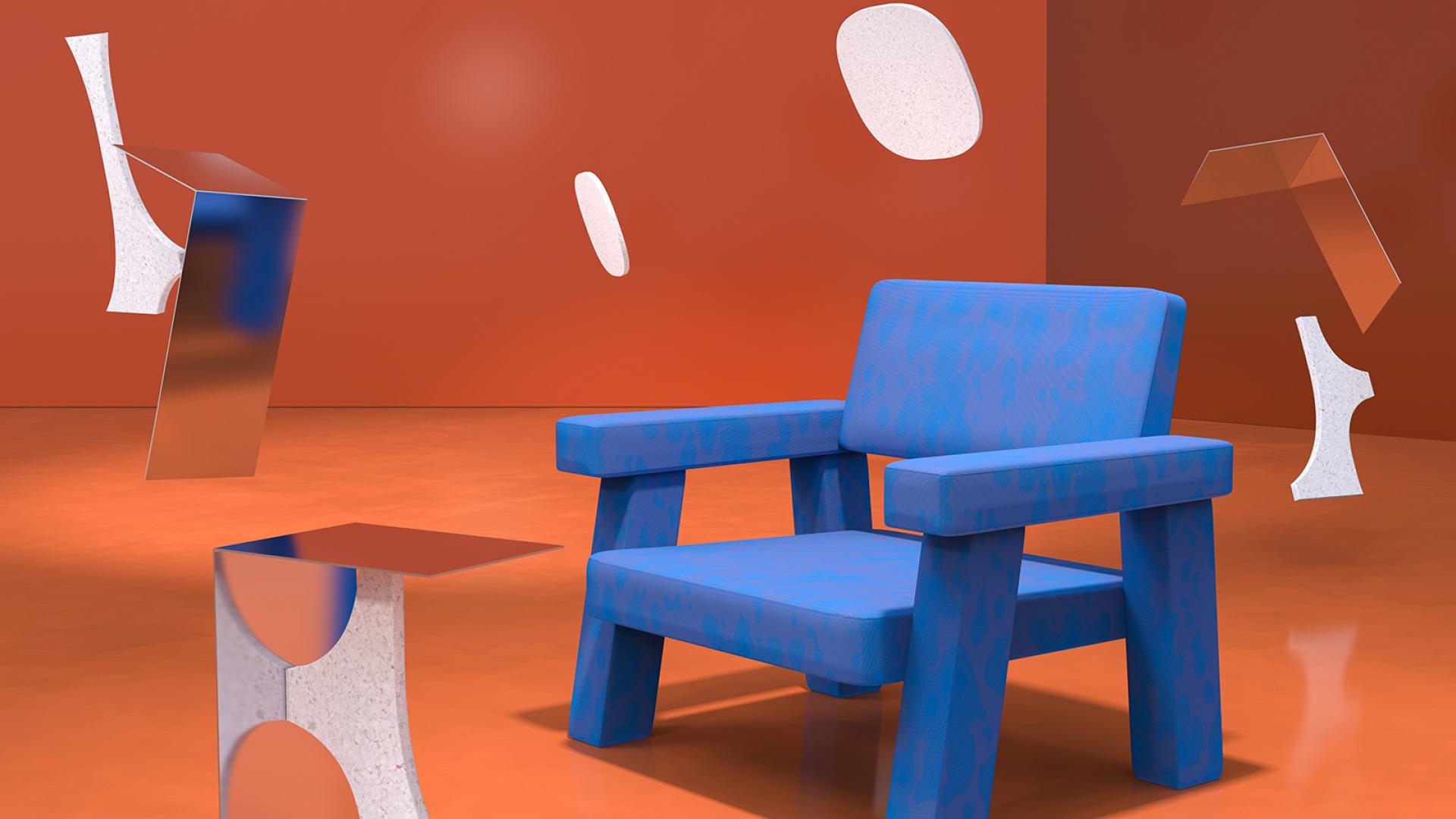 Mohs Chair &amp; Echo Side Tables