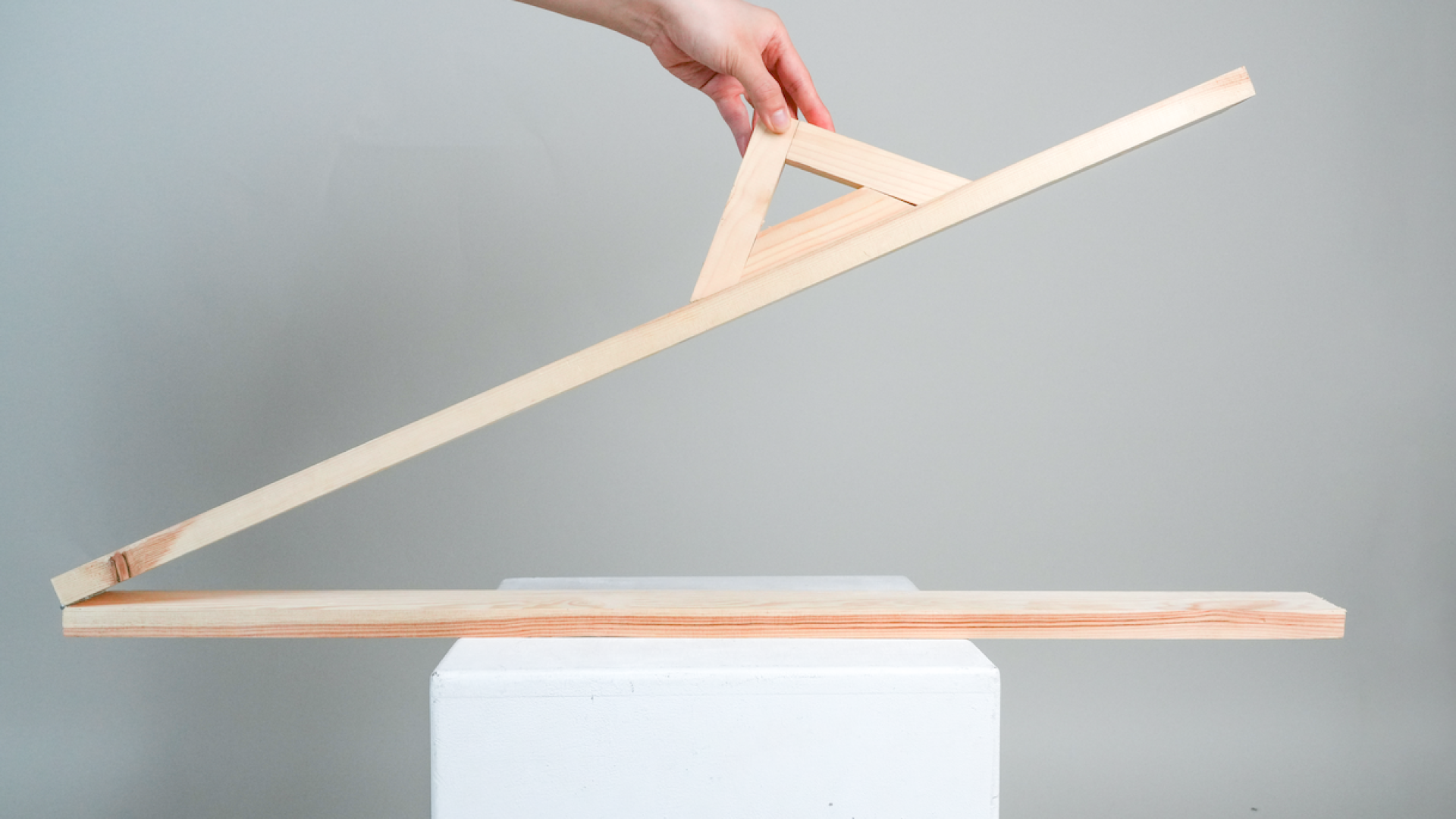 Bowing  Protractor, made by wood