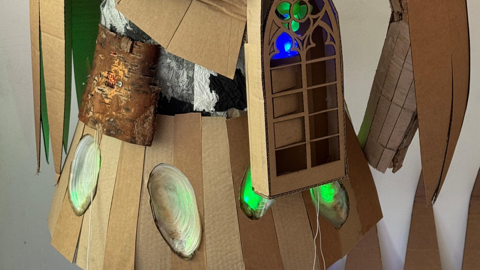 Cardboard Garment Workshop result