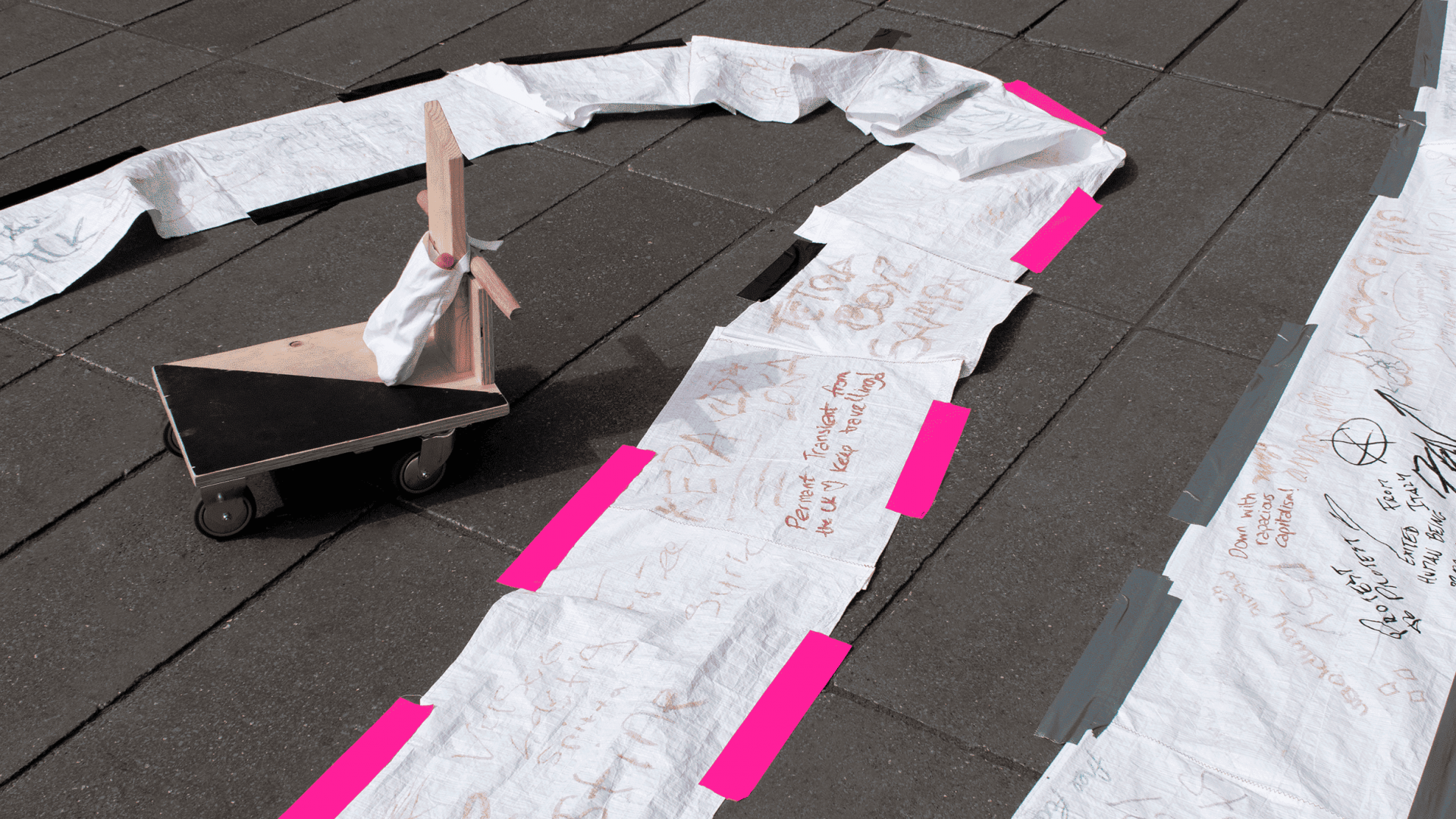 This Is All About_White Tarpaulin