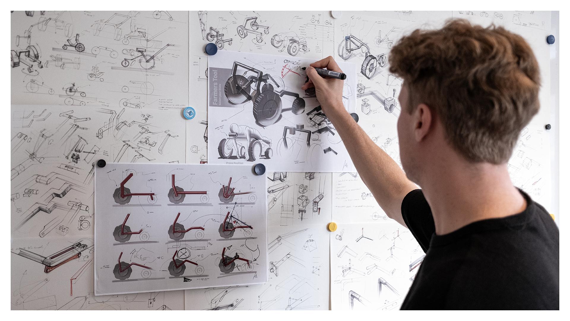 Design Work at the Sketch Wall