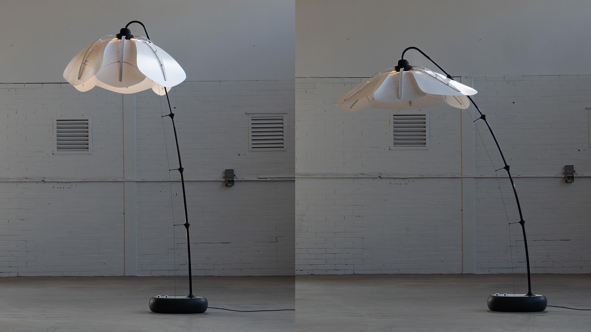 Bloomlight S folds open when you approach