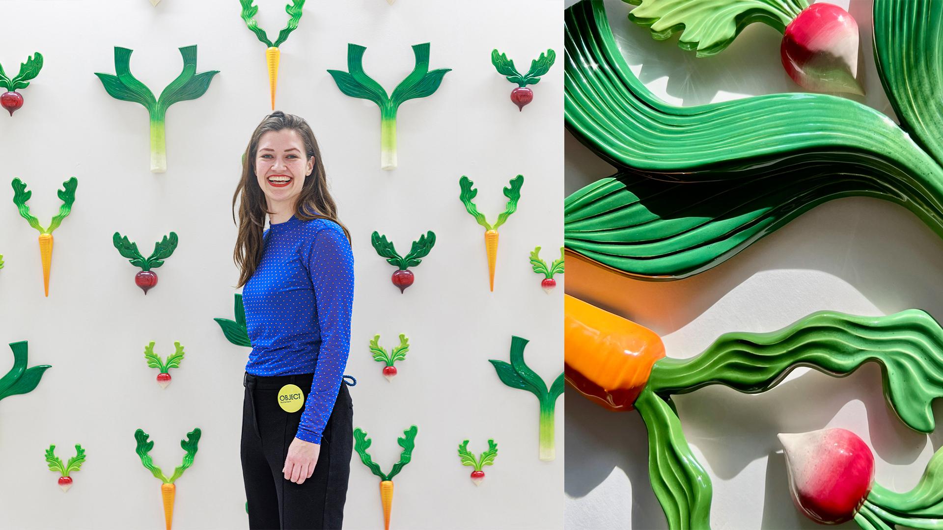 Veggies on the wall