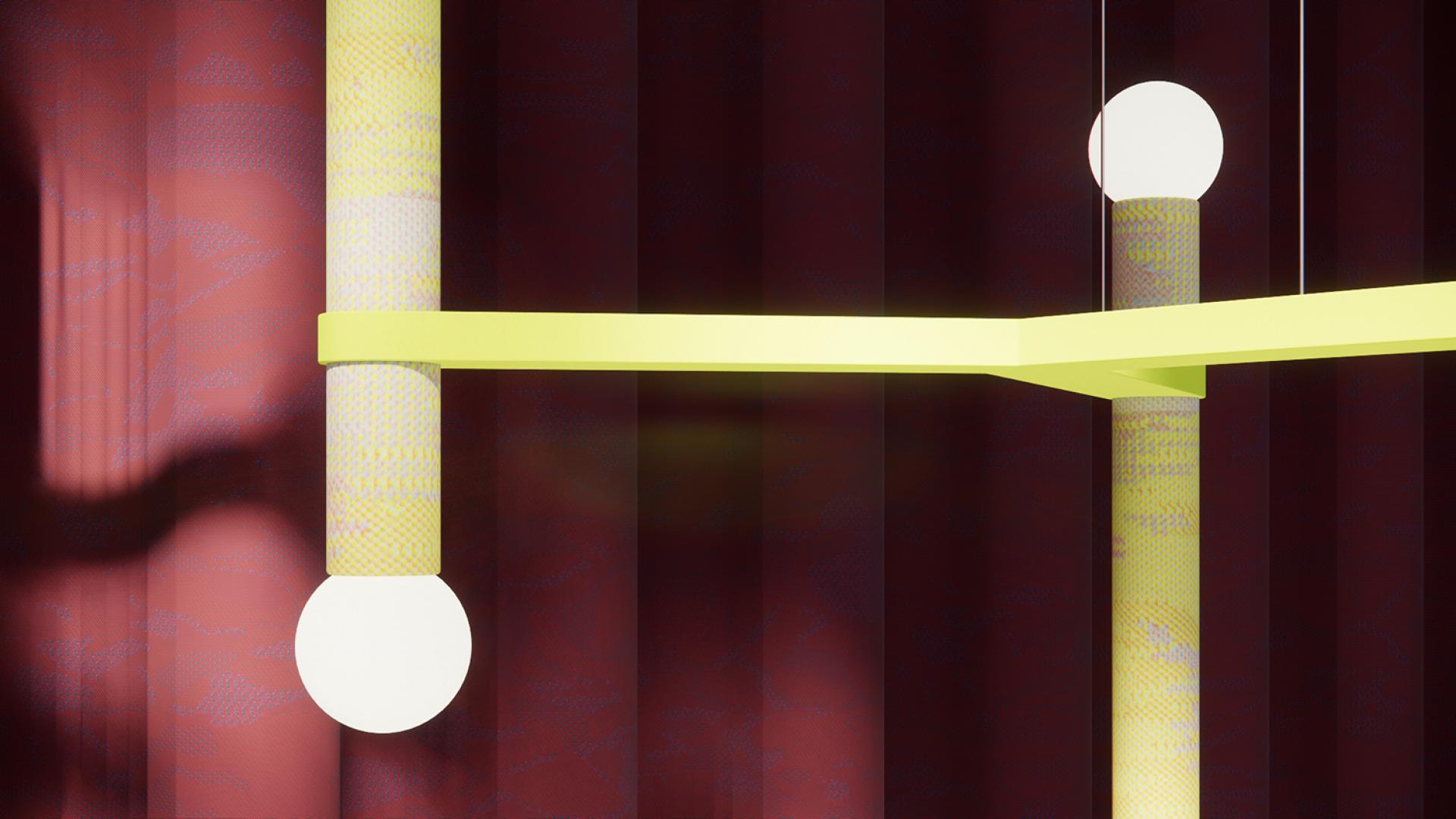 Hollis+Morris Molecule Chandelier with BYBORRE
