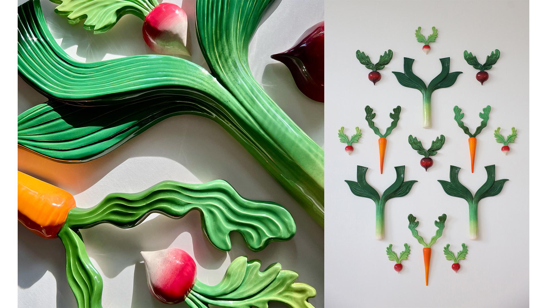 Veggies on the wall