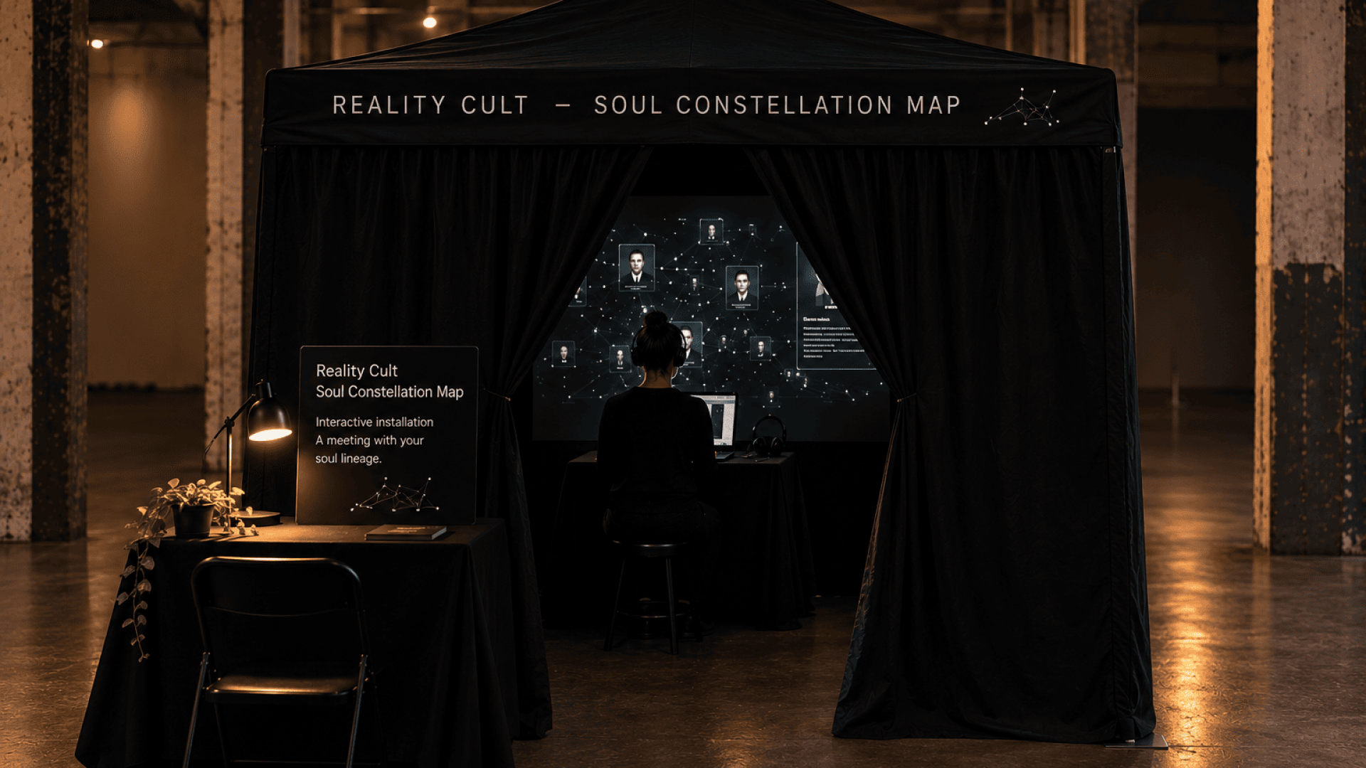 Soul Constellation Map — Installation concept