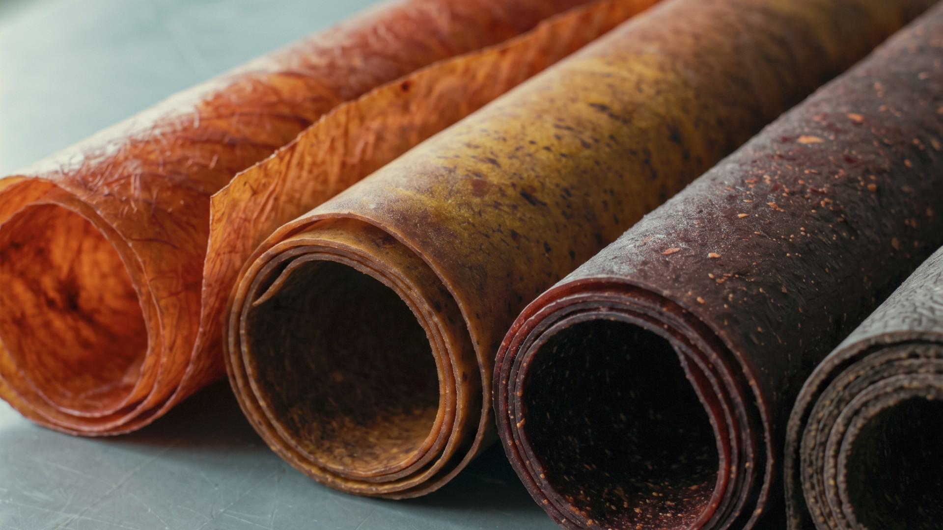 New Leather 01: sheets from horse chestnut