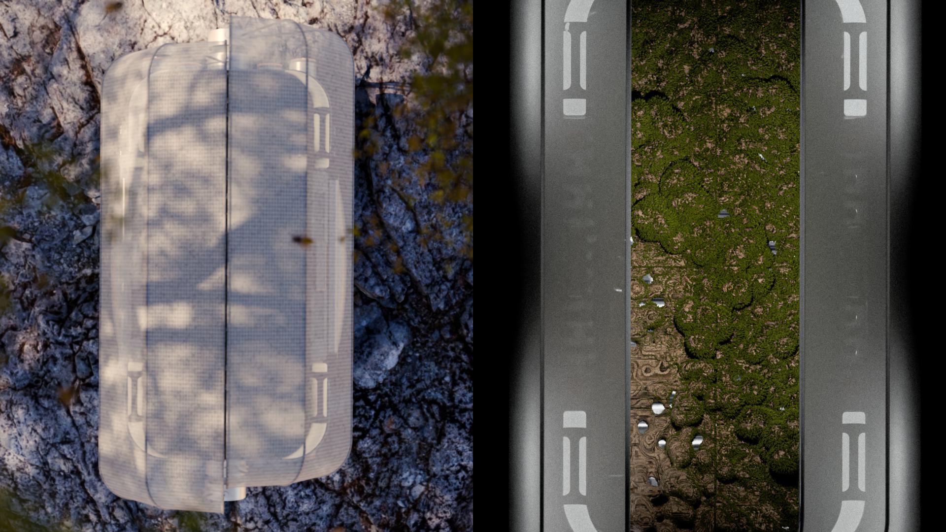 Renderings, Top View