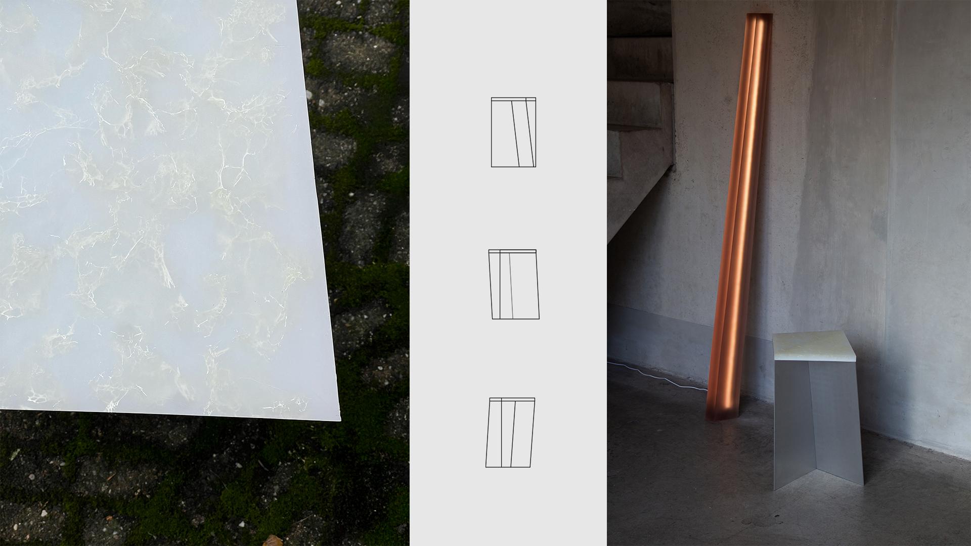 Distorted - side table