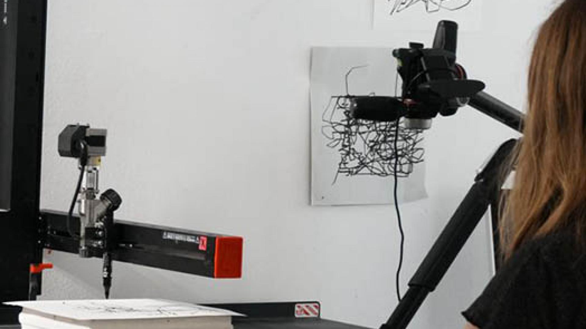 Felicitas Ferch, Interactive drawing via gesture c