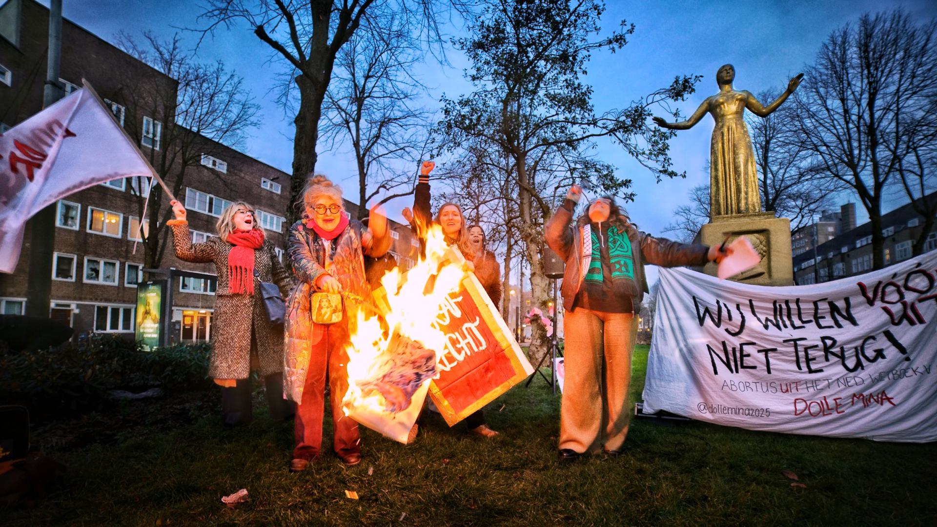 Burning the abortion section of criminal law