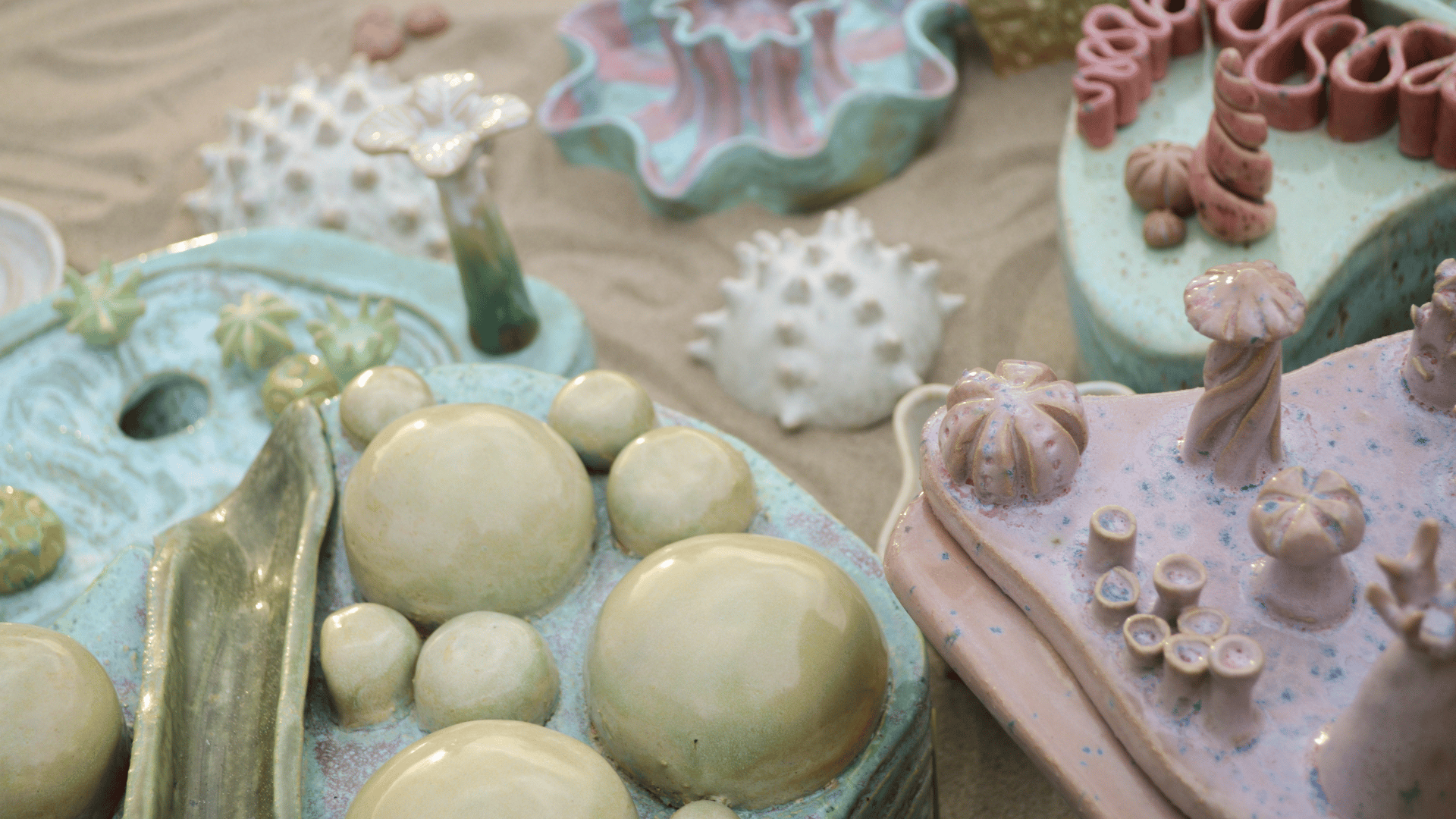 The Elsewhere - a Ceramic Ecosystem, high angle