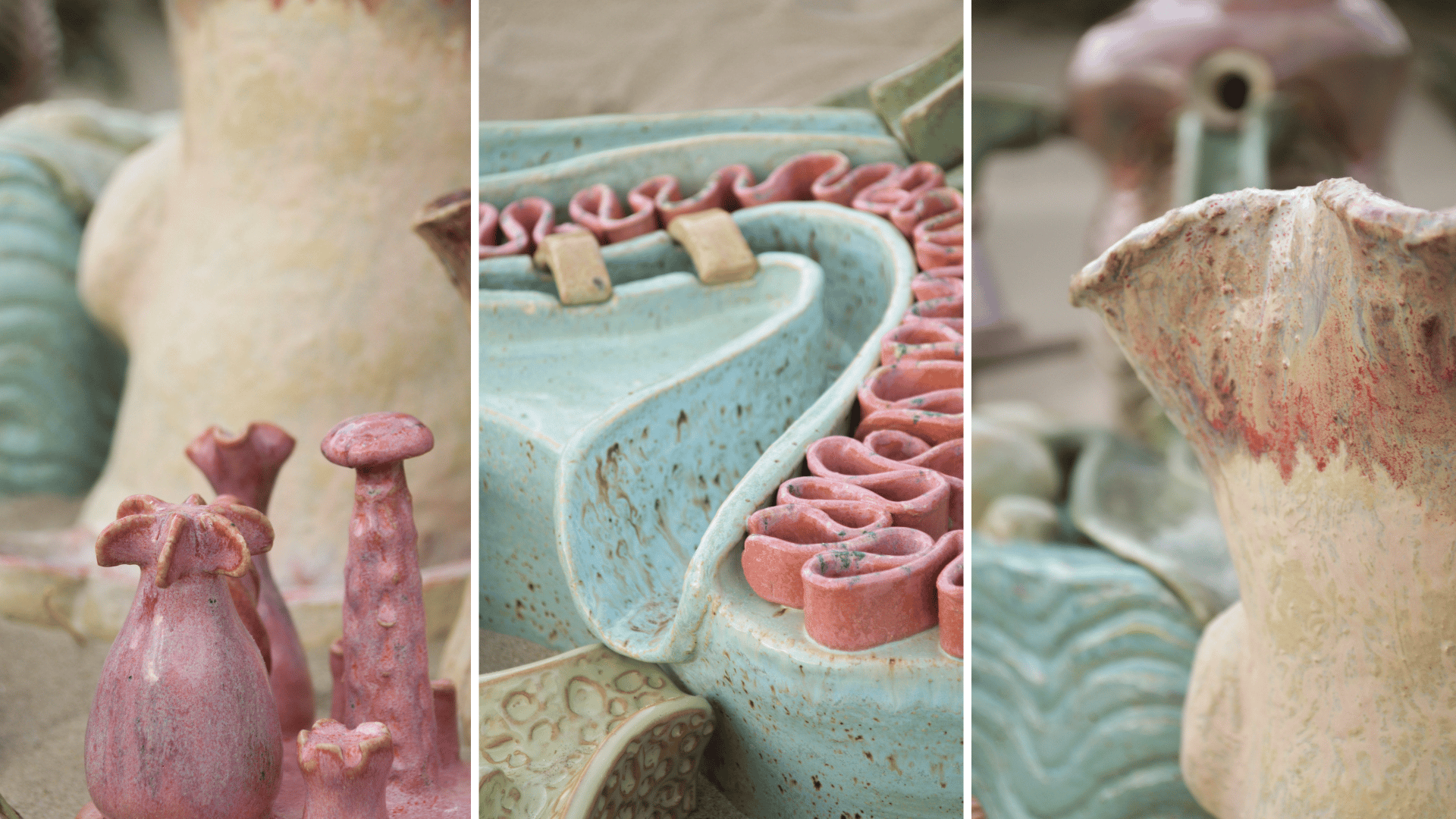 The Elsewhere - a Ceramic Ecosystem, close up