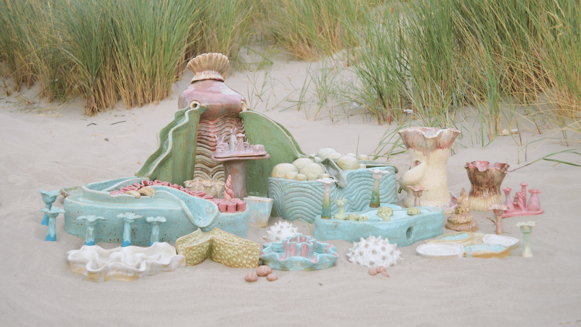 The Elsewhere - a Ceramic Ecosystem, overall view