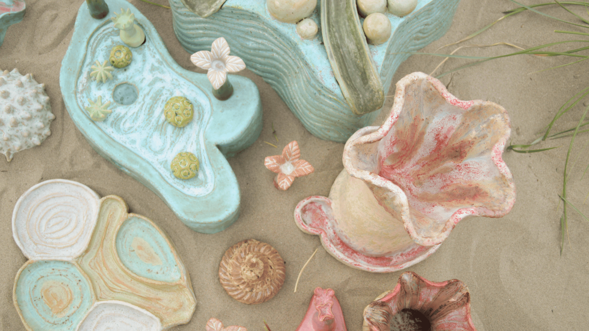 The Elsewhere - a Ceramic Ecosystem, top view