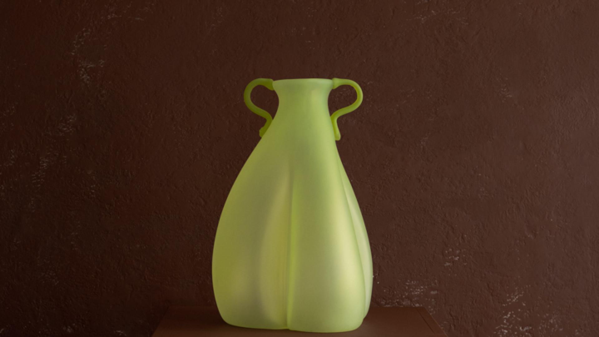 Lime green, large NVL piece