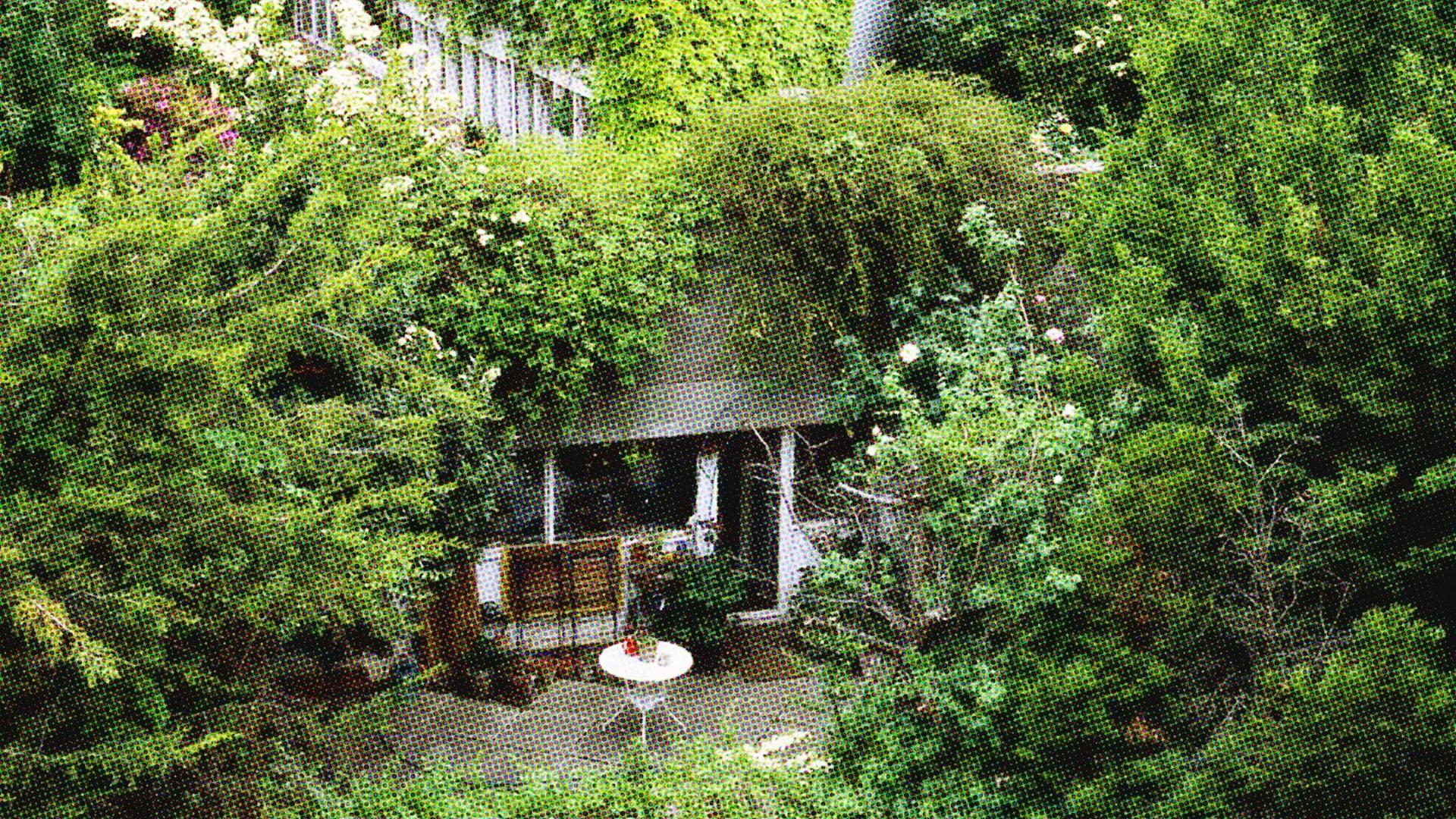 Green Terrace in Le Liégat