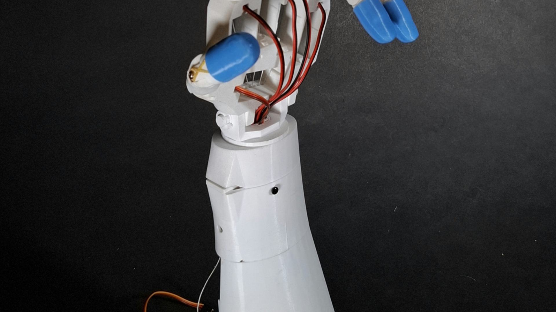 3D printed hand prototype