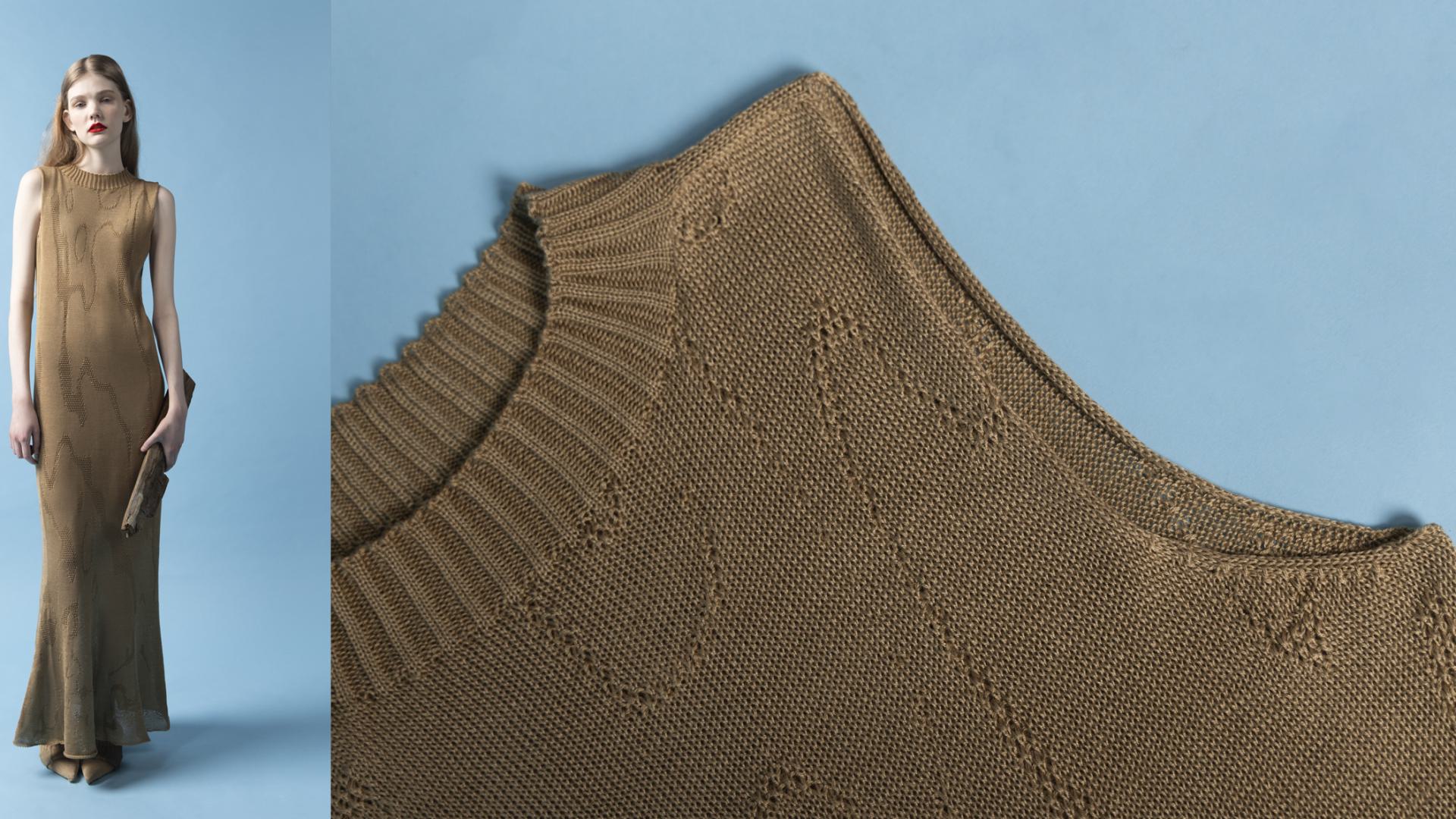 Shipwreck-dress; made from 17th century shipwreck