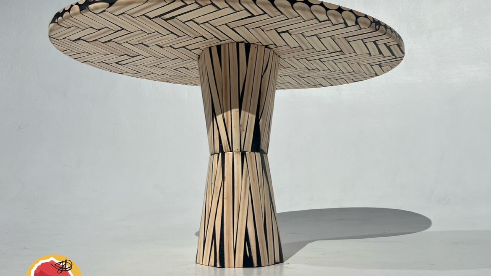 Raw Willow Salon Table Ovallis