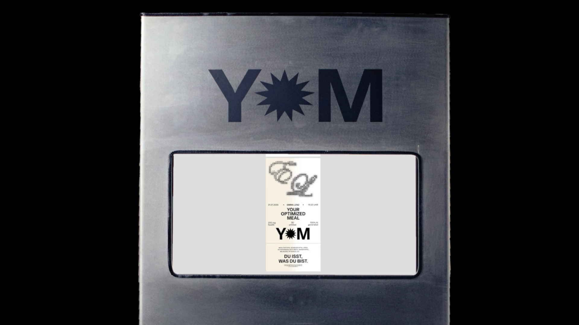Yom personalizes the label of every meal