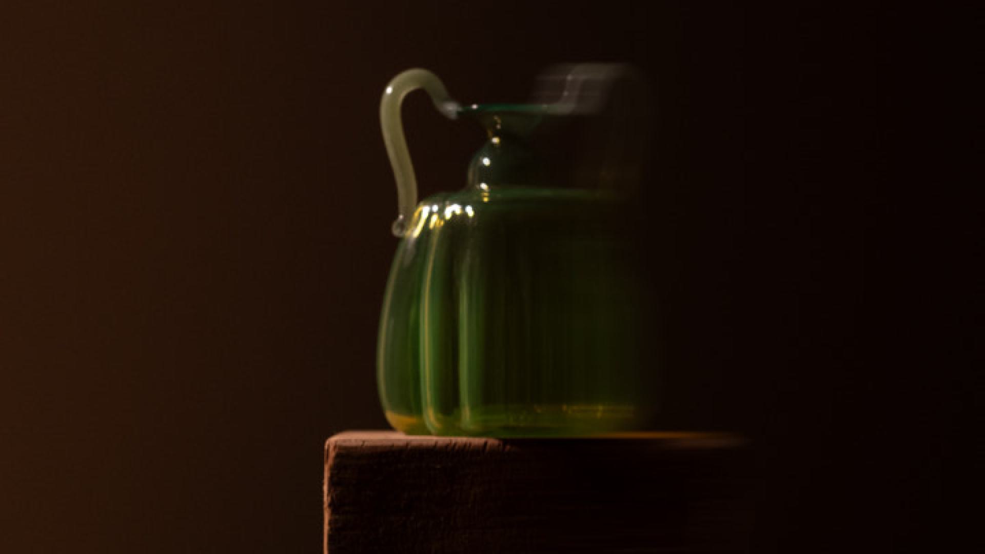 Lime green, small NVL piece