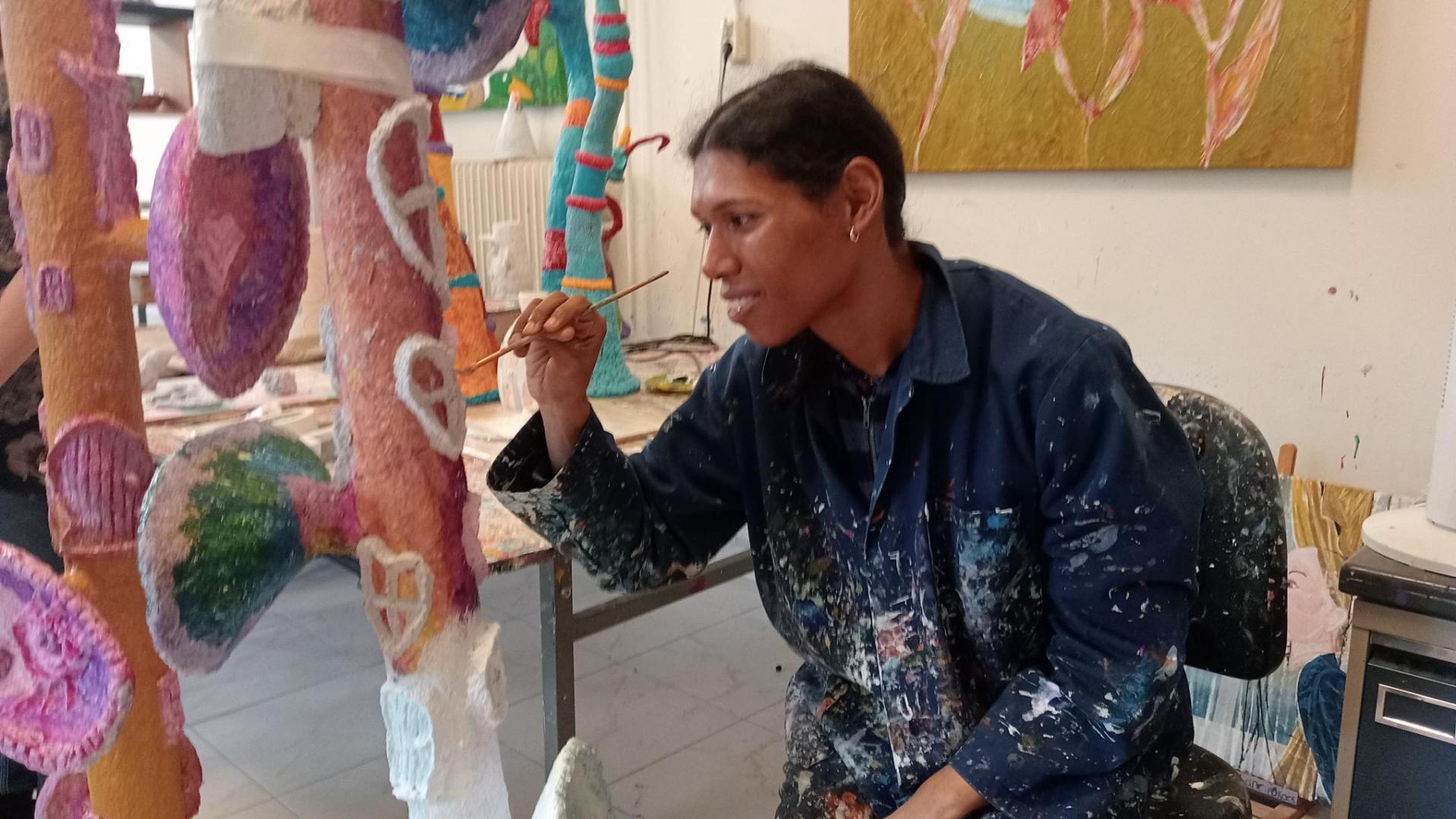 bouwen aan de stad met paper-art