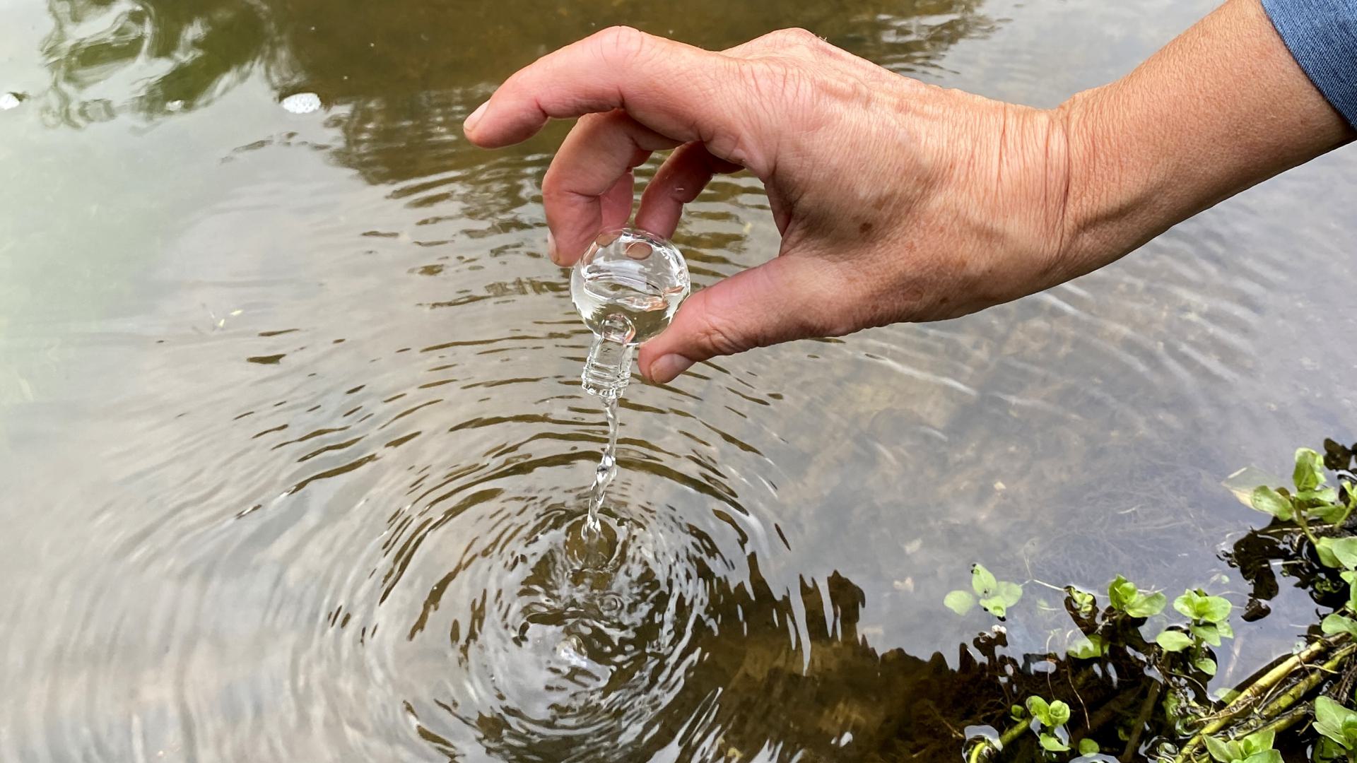 Water wordt teruggegeven