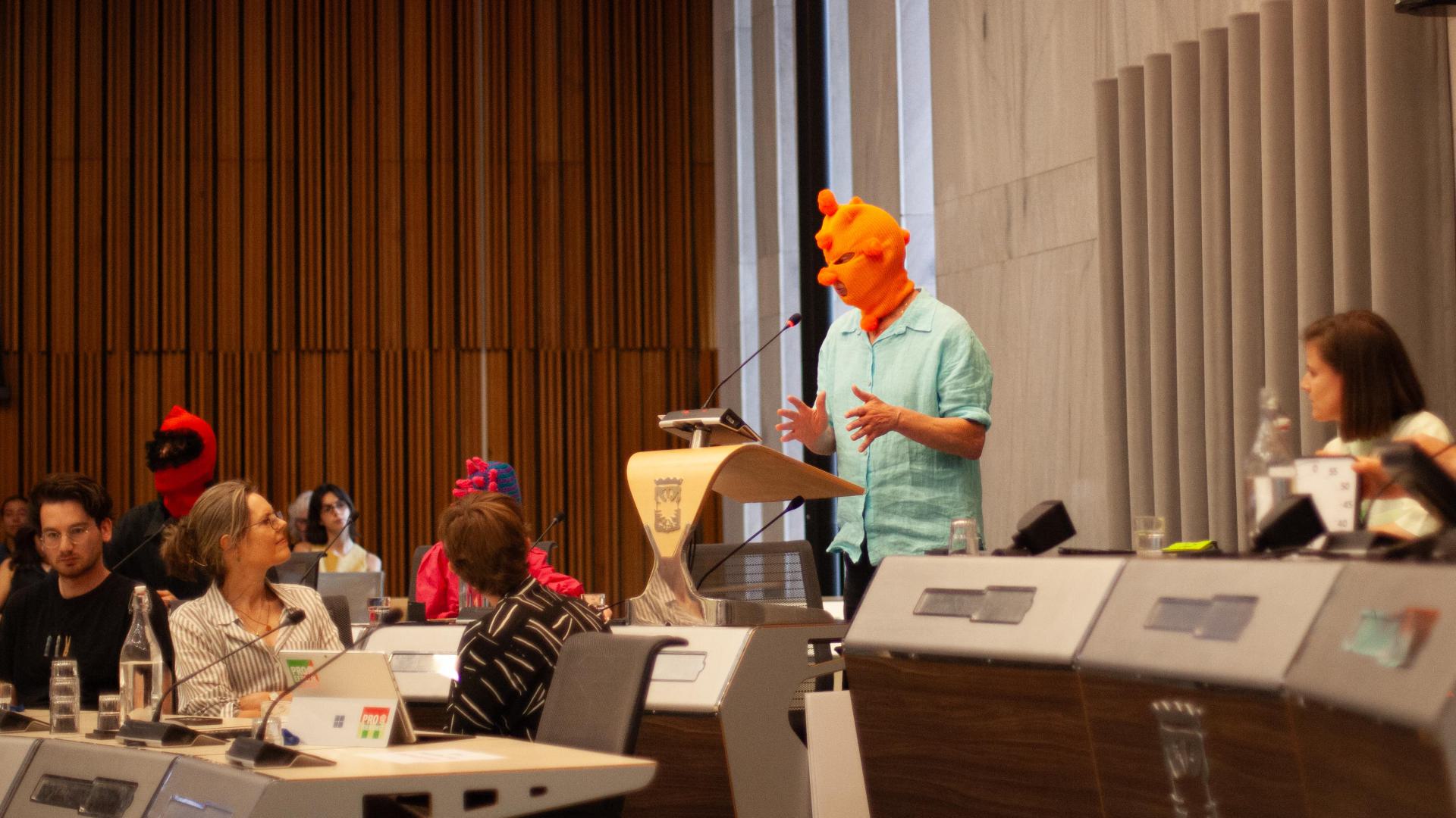 De Klerenpartij Raadsvergadering