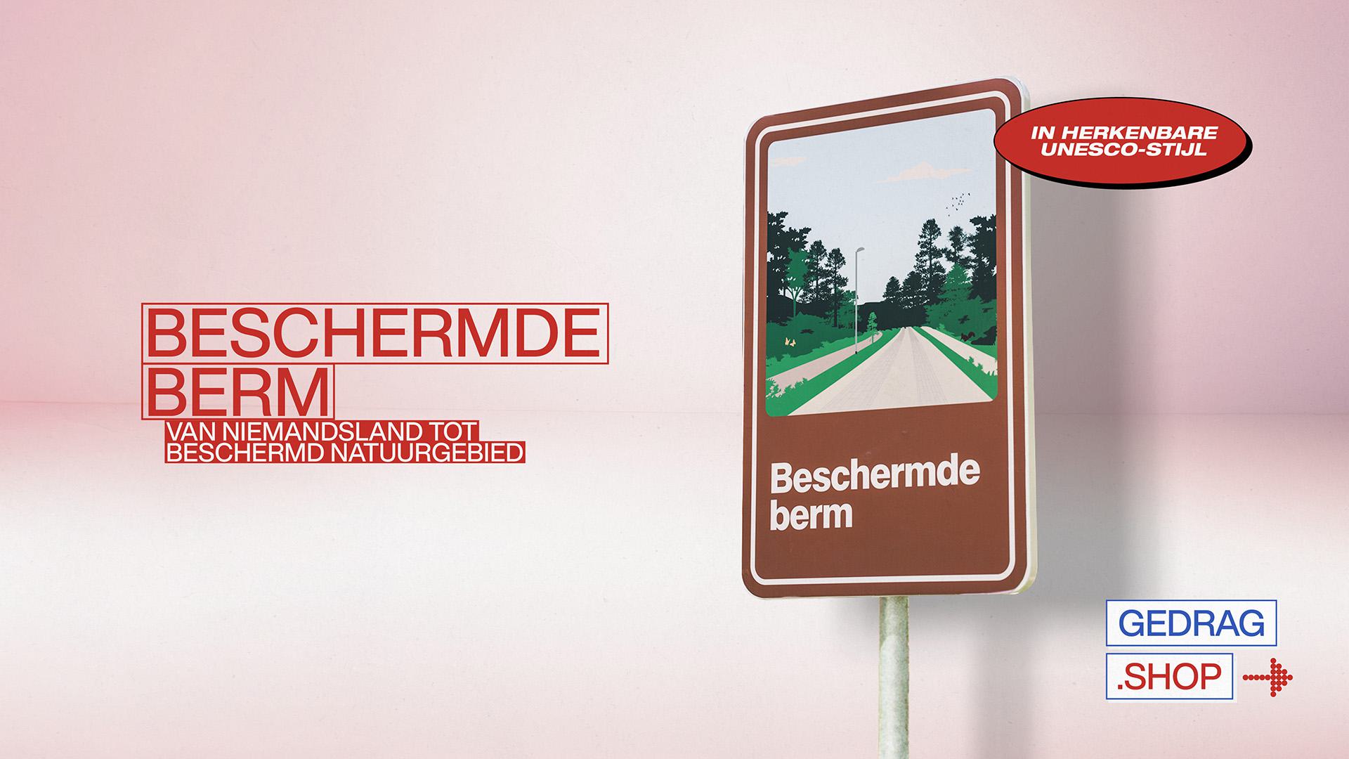 Beschermde berm