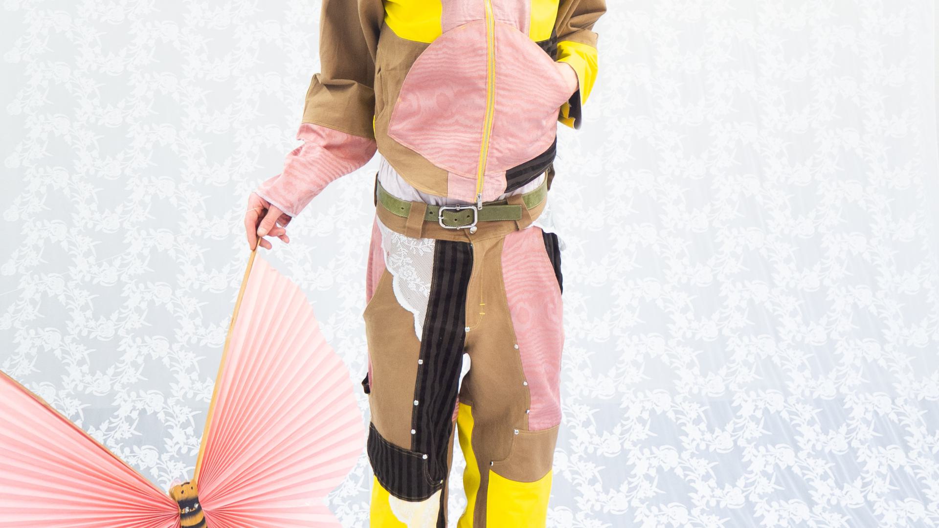 An instance of the exhibited creations