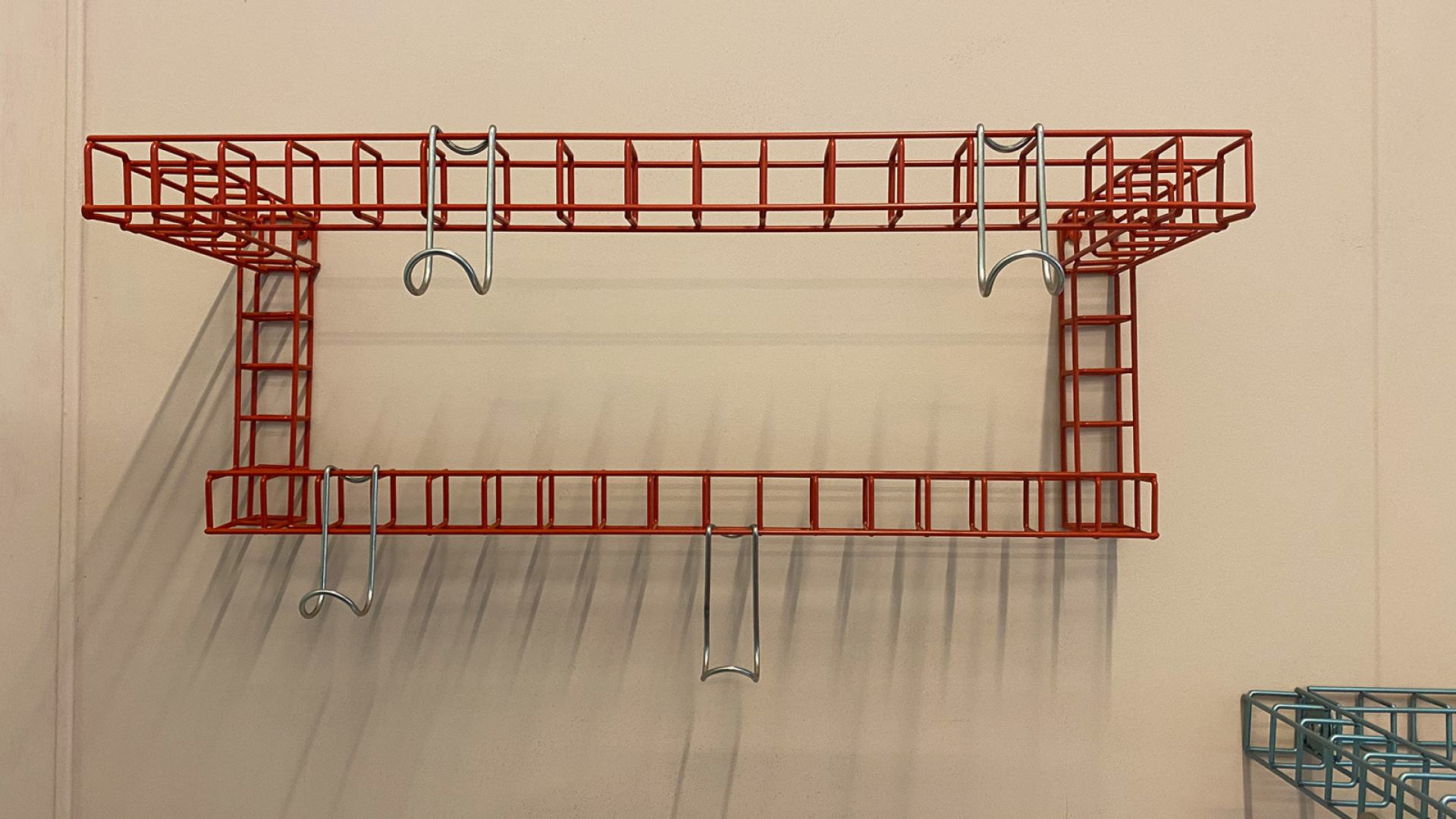 Air &amp; Space Wallmounted Coatrack Red