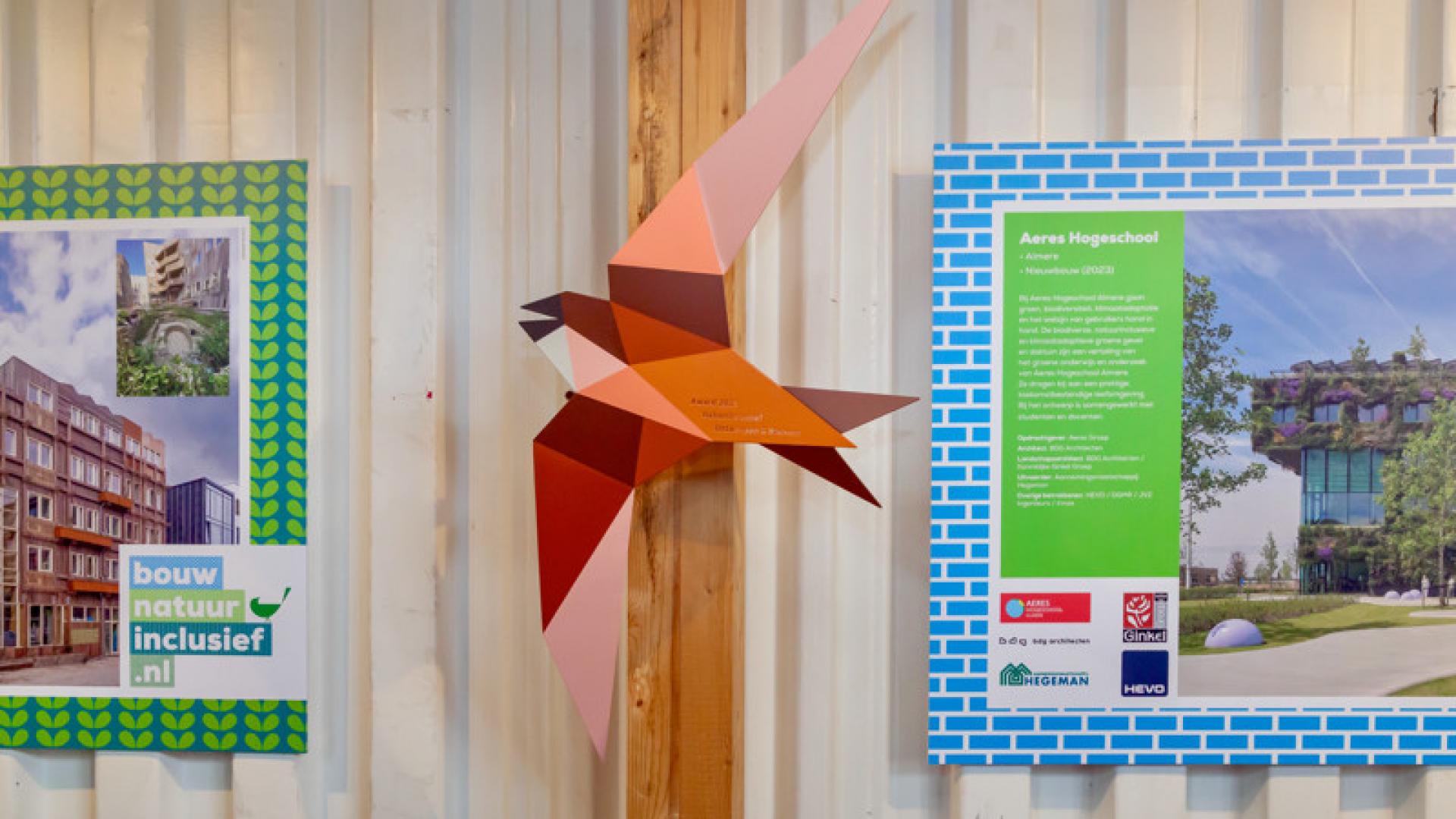 Award displayed before ceremony