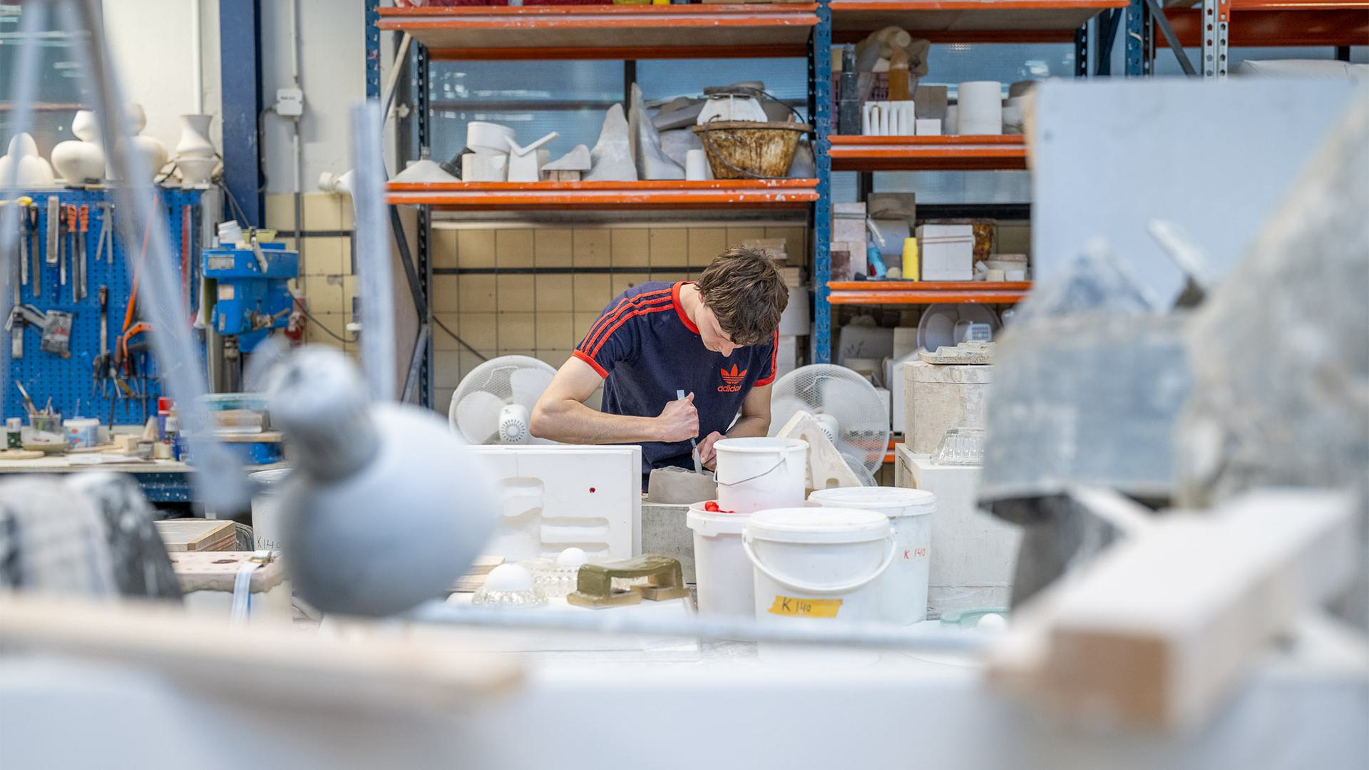 Willem Zwiers at work